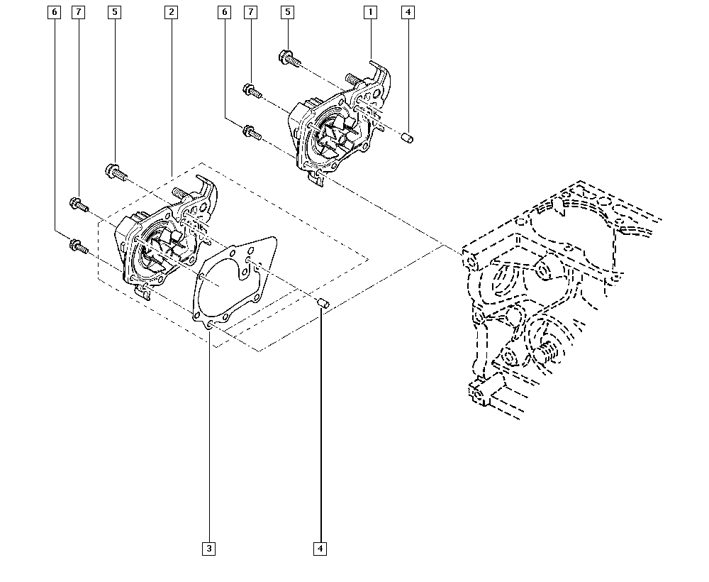 Alfa Romeo 7701478018 - Водяний насос autozip.com.ua