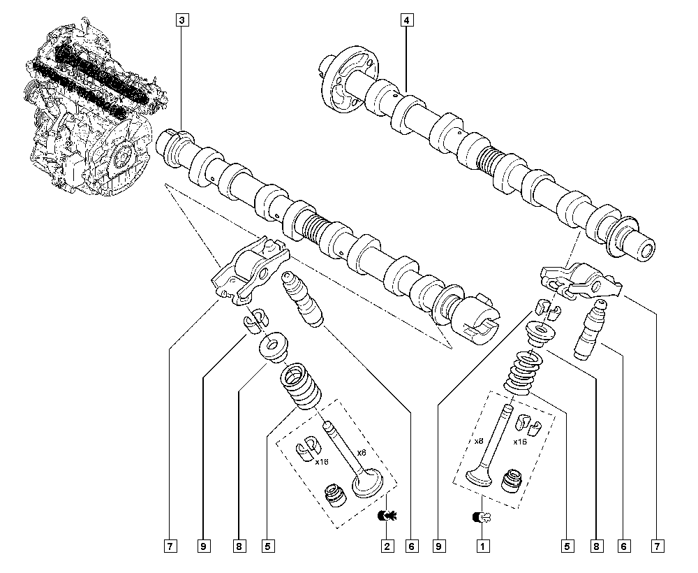 RENAULT 77 01 062 312 - Штовхач, гидрокомпенсатор autozip.com.ua