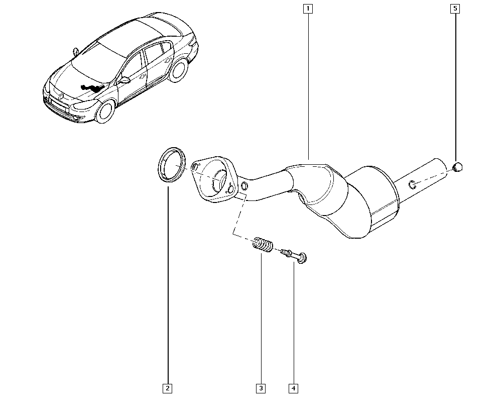 RENAULT 200106454R - Каталізатор autozip.com.ua