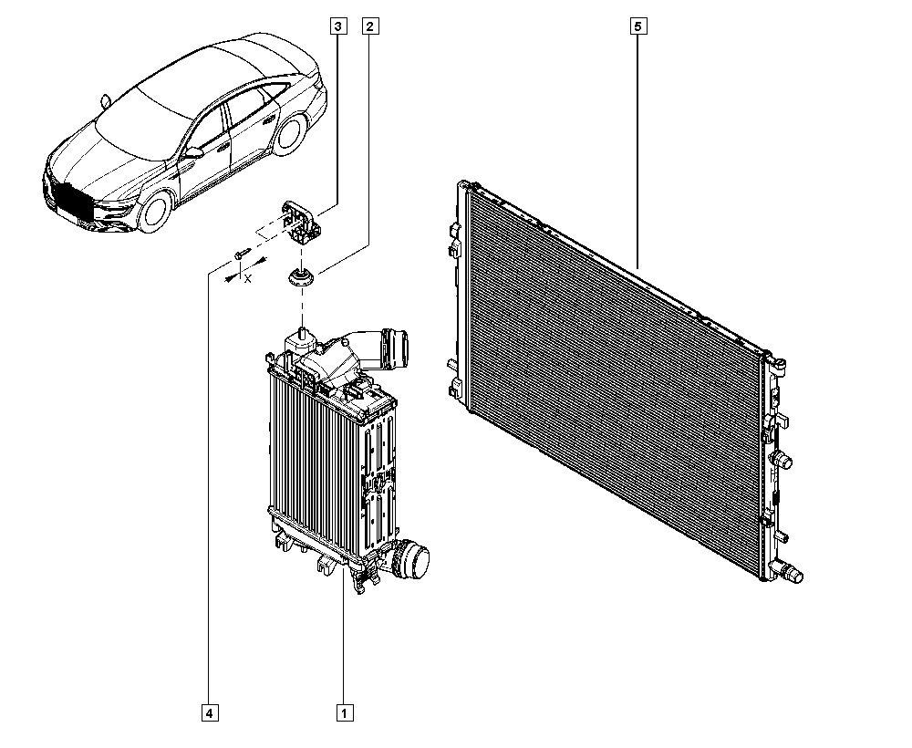 NISSAN 144963358R - Интеркулер autozip.com.ua