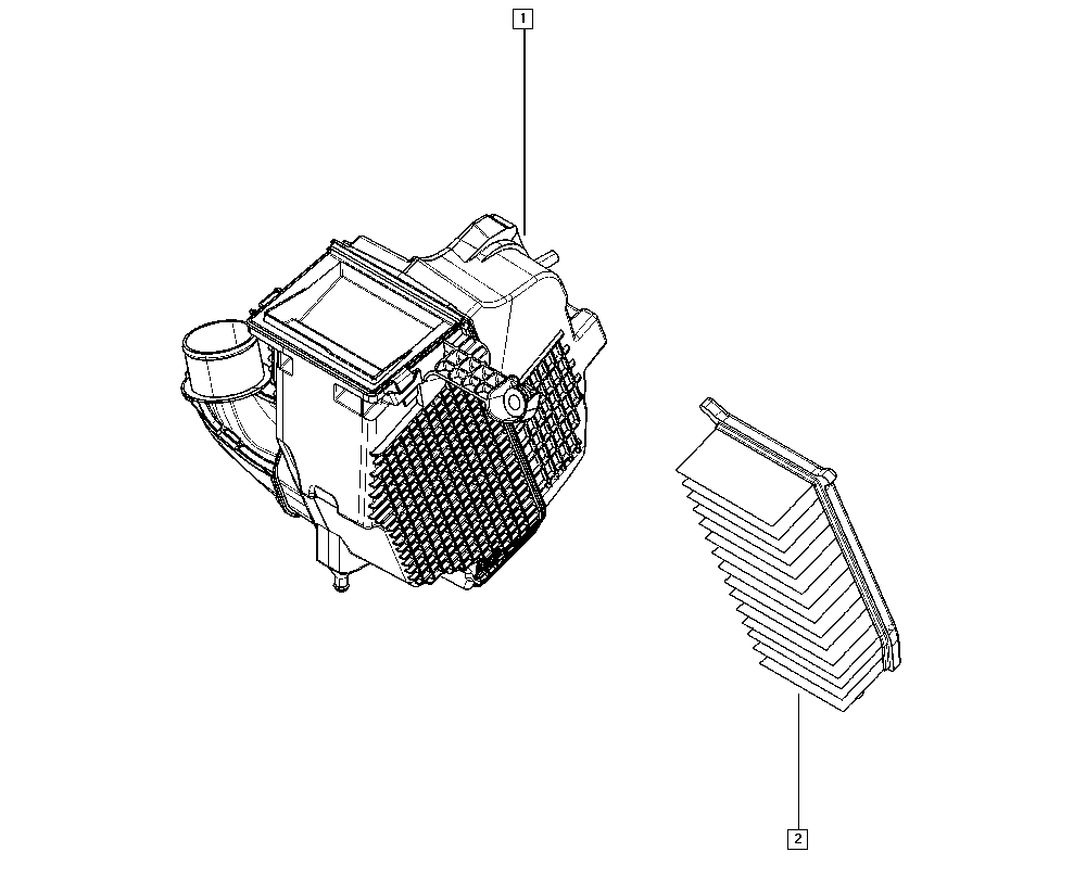 RENAULT 86 60 003 761 - Повітряний фільтр autozip.com.ua