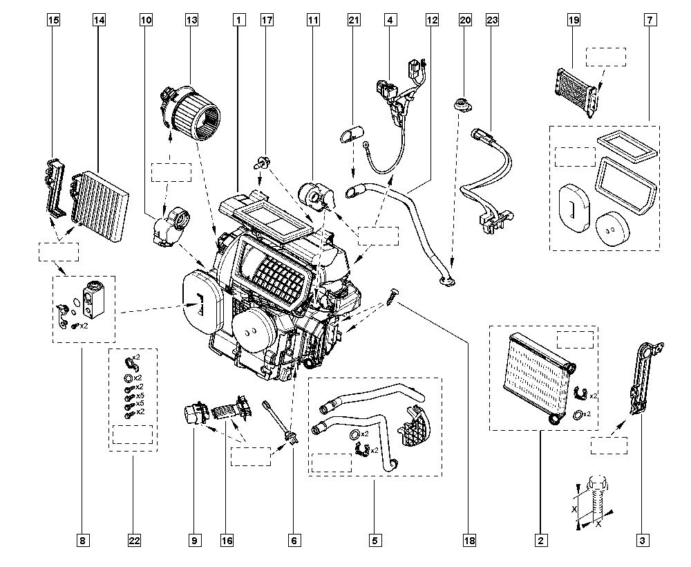 RENAULT 86 60 003 825 - Фільтр, повітря у внутрішній простір autozip.com.ua