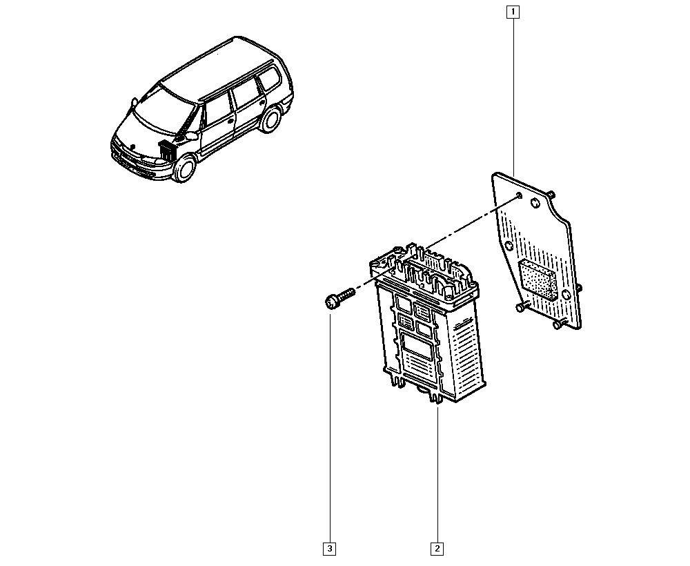 RENAULT 82 00 059 880 - Блок управління, впорскування палива autozip.com.ua