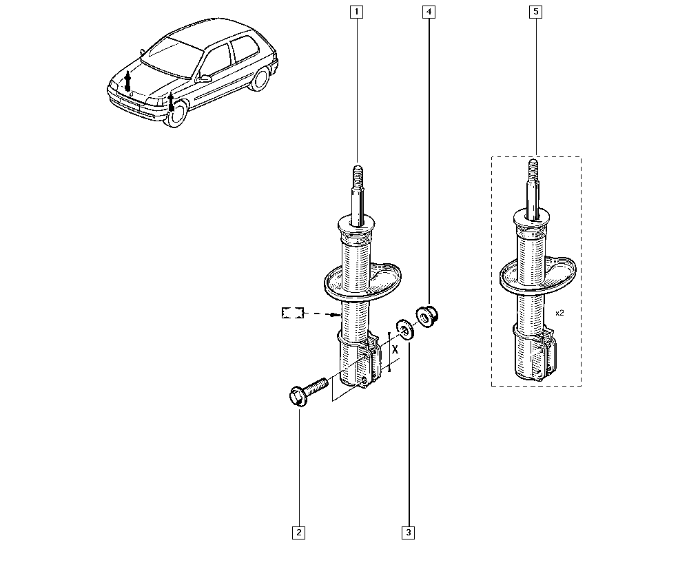 RENAULT TRUCKS 543029267R - Амортизатор autozip.com.ua