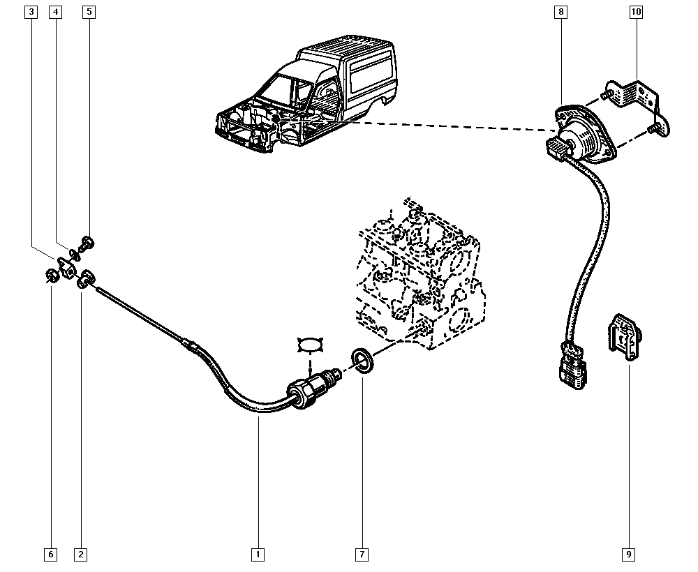 RENAULT 7700111069 - Поворотна заслінка, підведення повітря autozip.com.ua