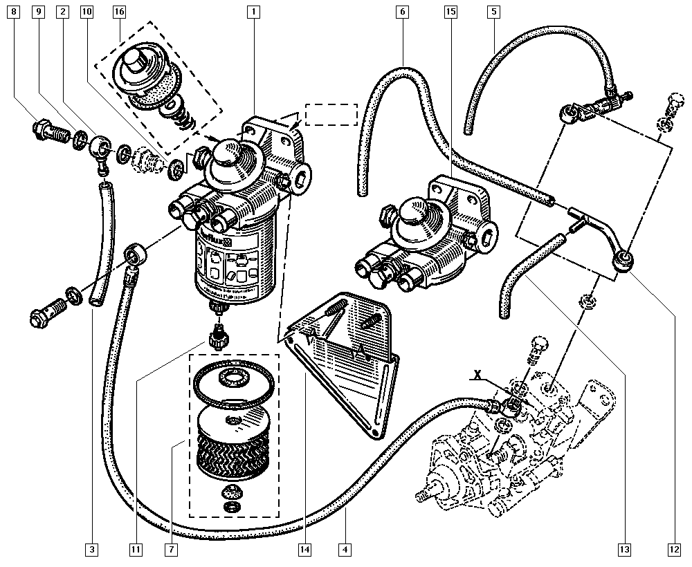 RENAULT 77 01 033 176 - Паливний фільтр autozip.com.ua