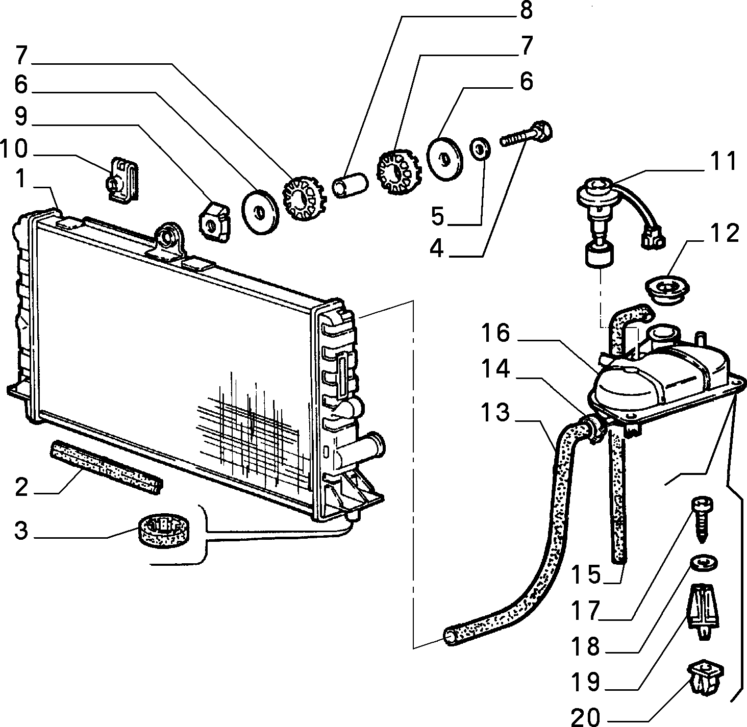 Alfa Romeo 60536864 - Кришка, резервуар охолоджуючої рідини autozip.com.ua