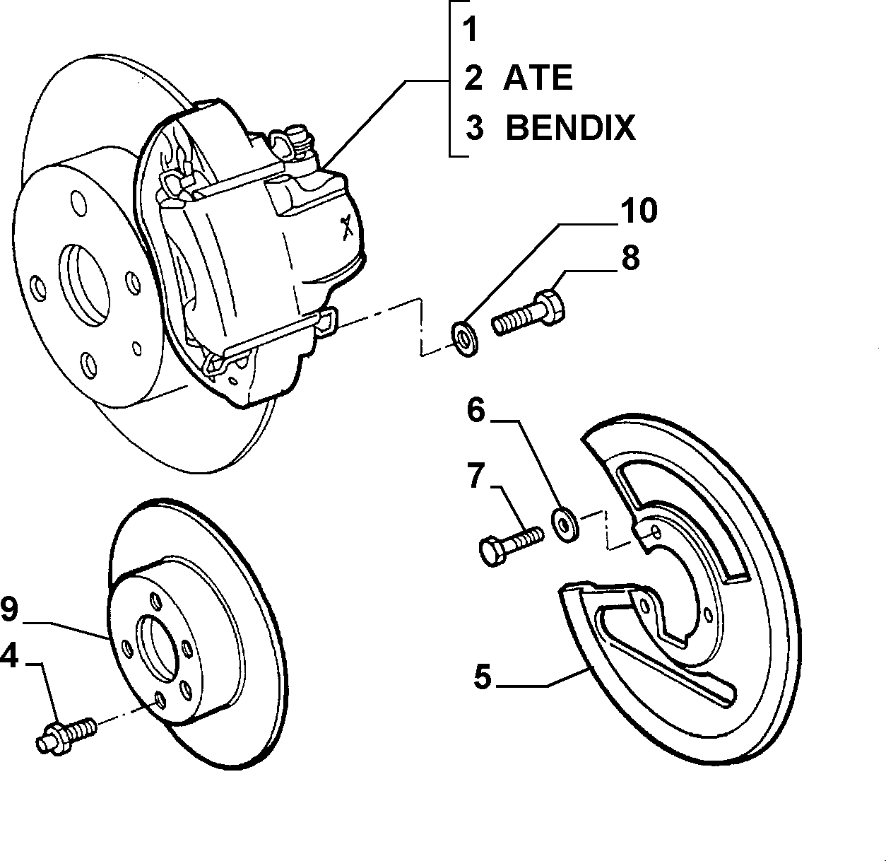 Lancia 71739636 - BRAKE DISC autozip.com.ua