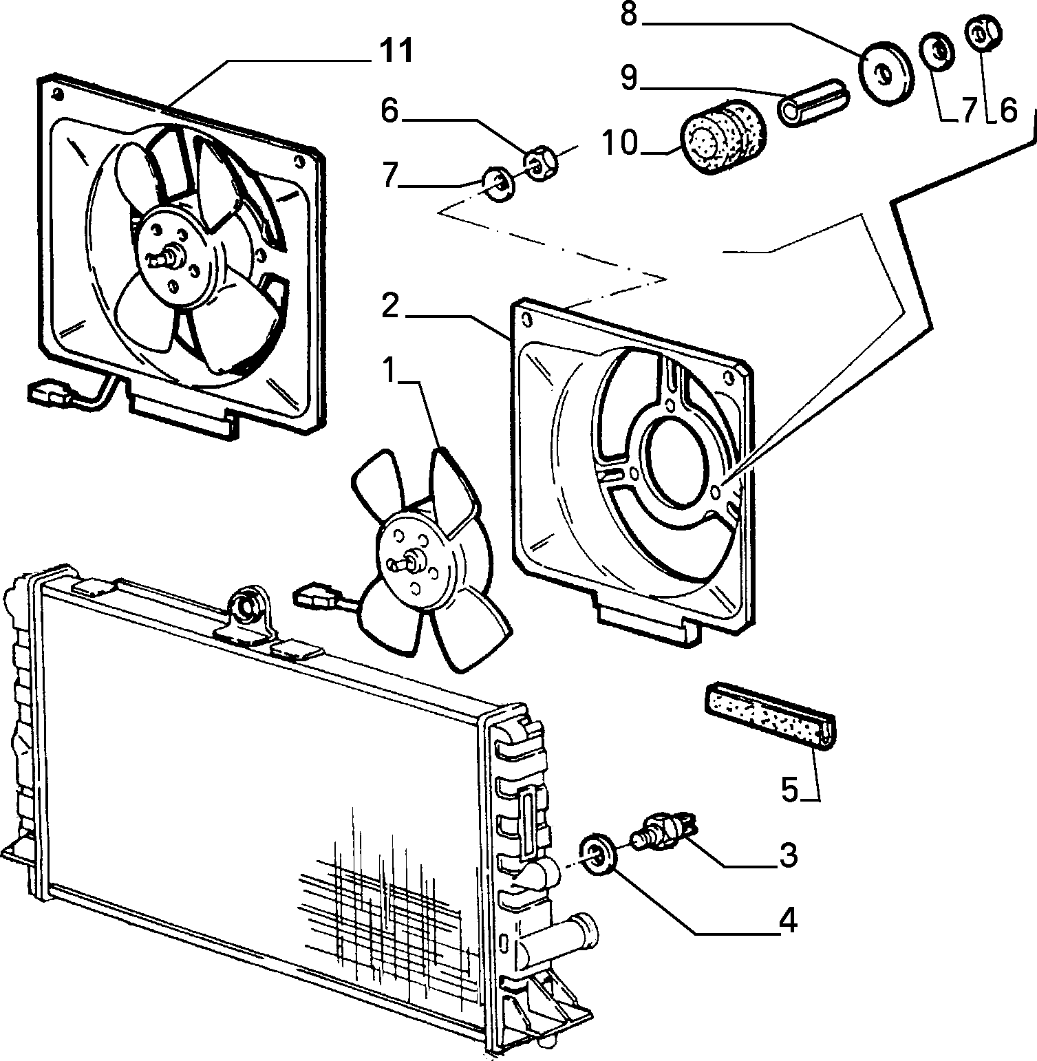 FIAT 60585603 - Термовимикач, вентилятор радіатора / кондиціонера autozip.com.ua