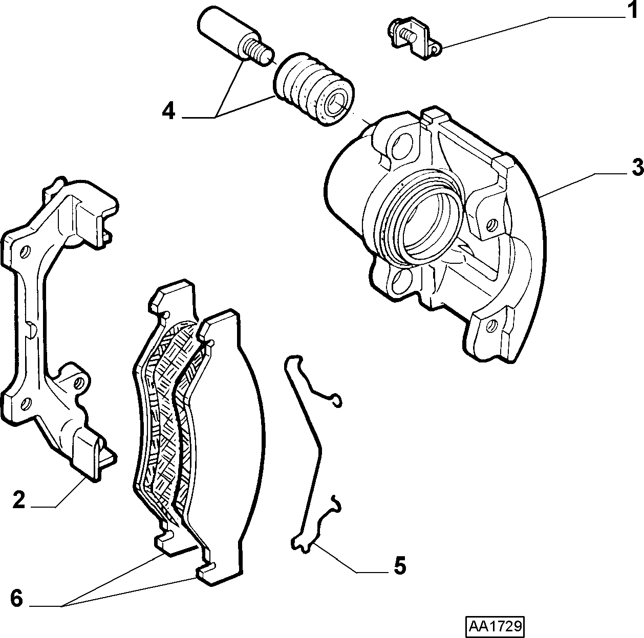 FIAT 9948227 - Гальмівний супорт autozip.com.ua