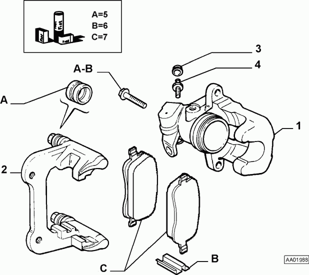 Lancia 9948544 - Гальмівний супорт autozip.com.ua