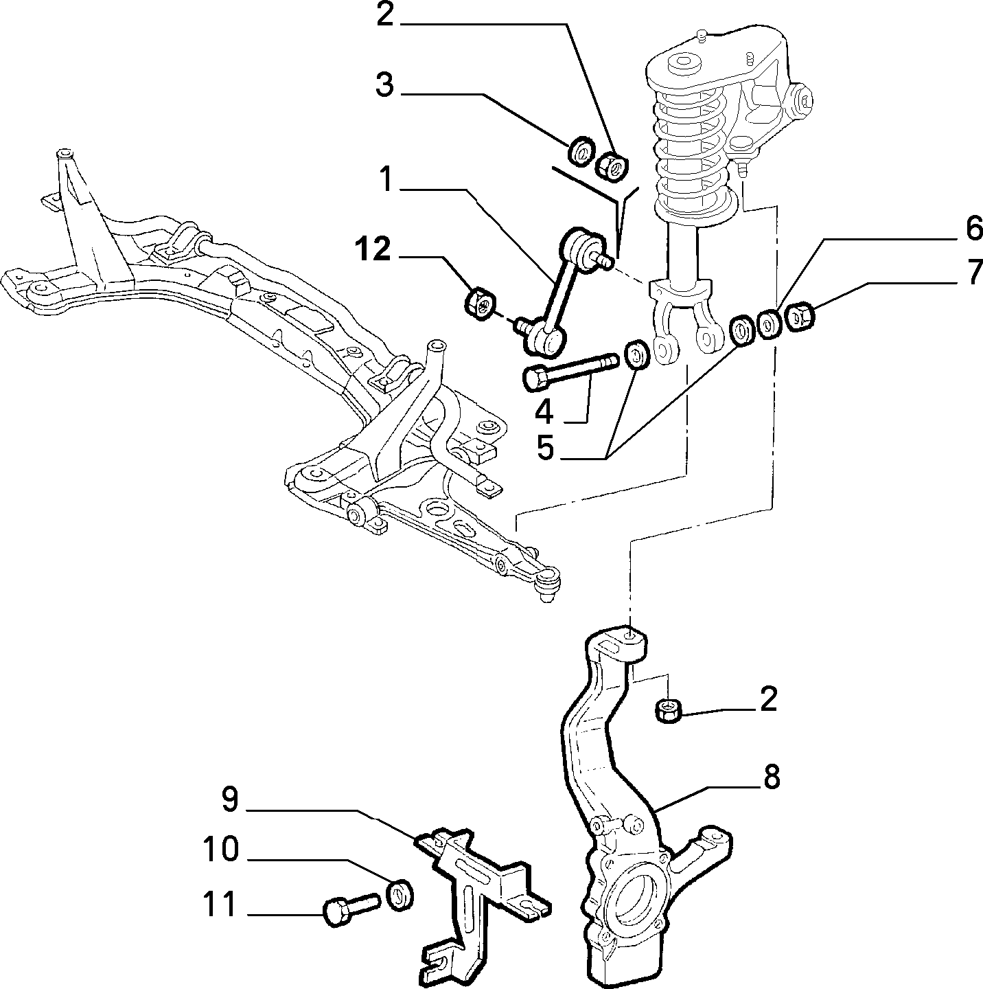 ALFA 606 250 29 - Тяга / стійка, стабілізатор autozip.com.ua