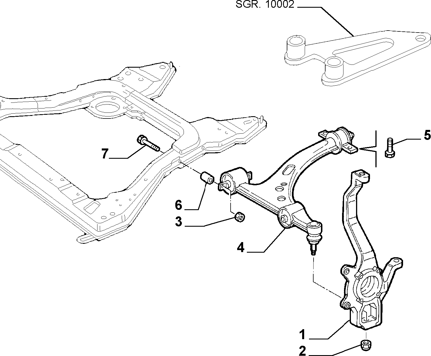 Lancia 60695896 - Важіль незалежної підвіски колеса autozip.com.ua