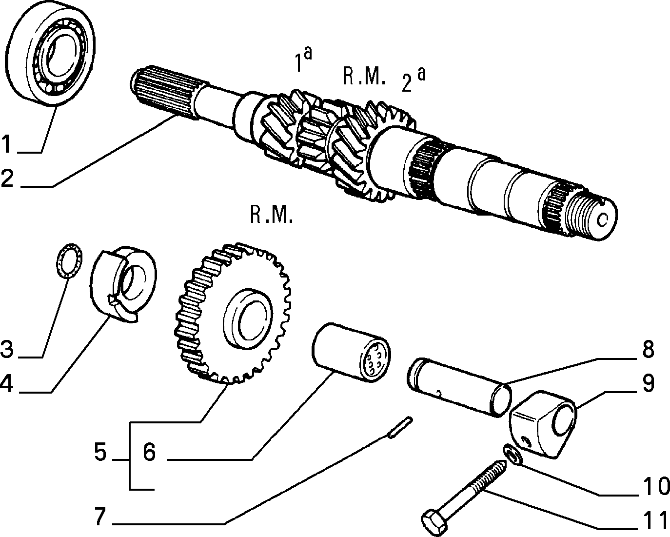 FIAT 46475263 - Підшипник, приводний вал autozip.com.ua