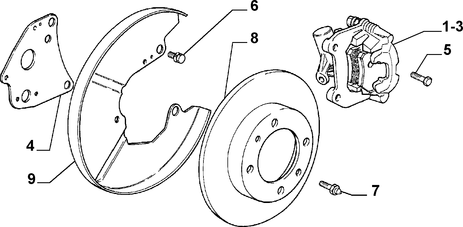 FIAT 7737018 - Гальмівний диск autozip.com.ua