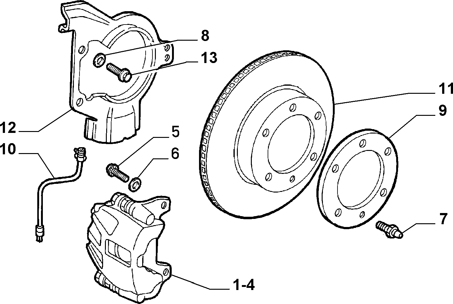 Alfa Romeo 46427948 - Гальмівний диск autozip.com.ua