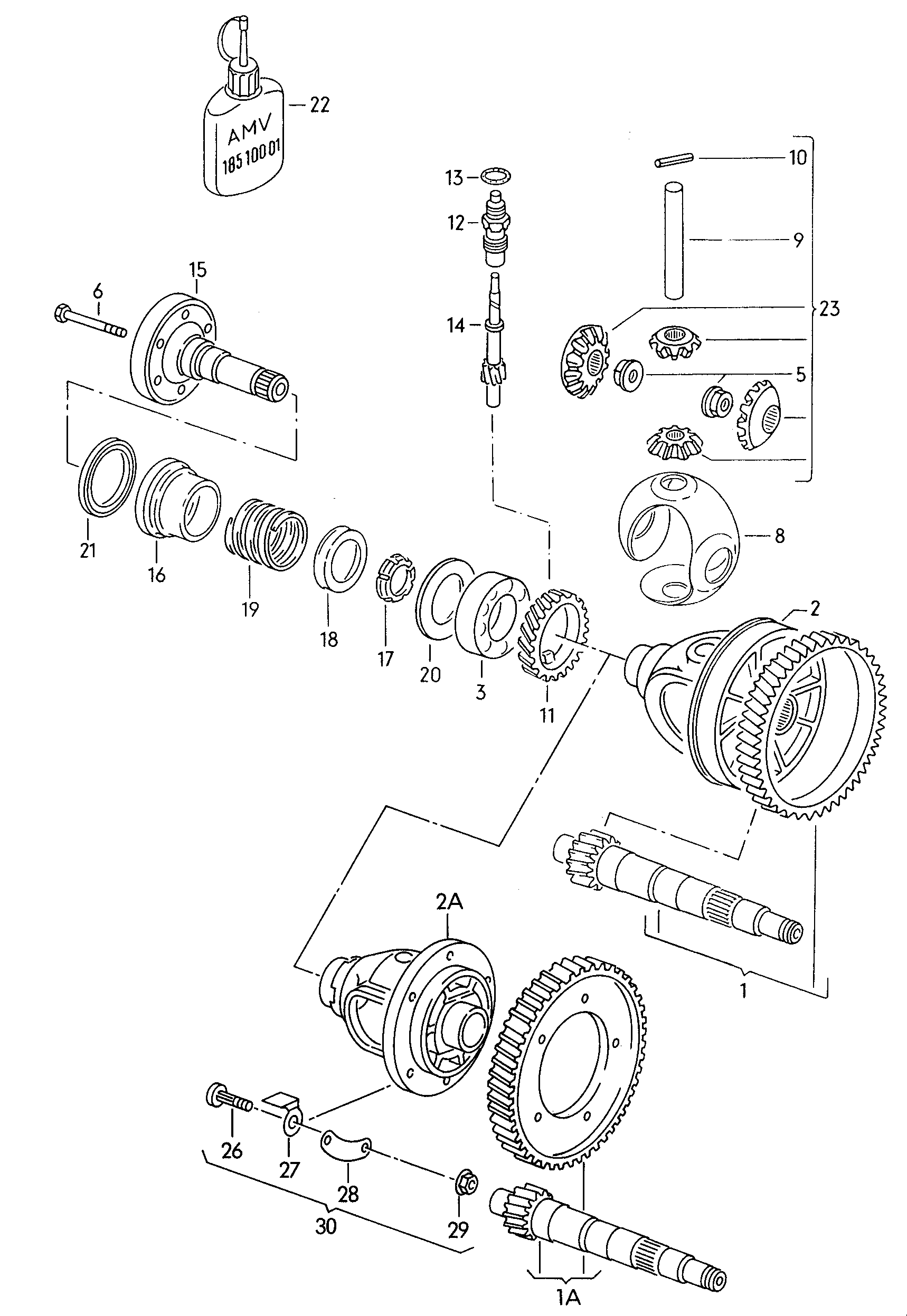 VW 084498081A - Зрівнює конічне зубчасте колесо, диференціал autozip.com.ua