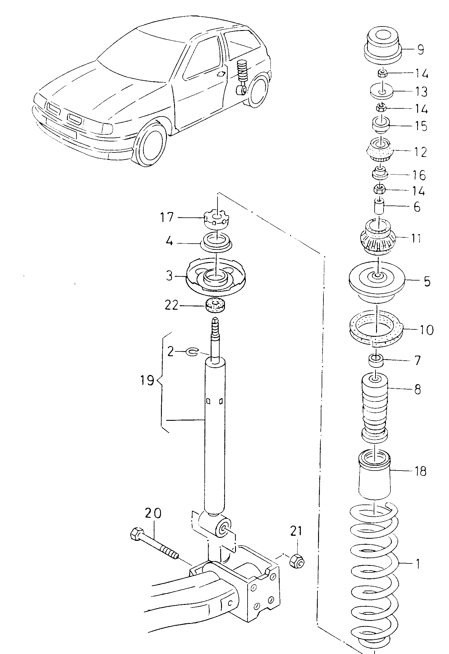 FIAT 6K0513033E - Амортизатор autozip.com.ua