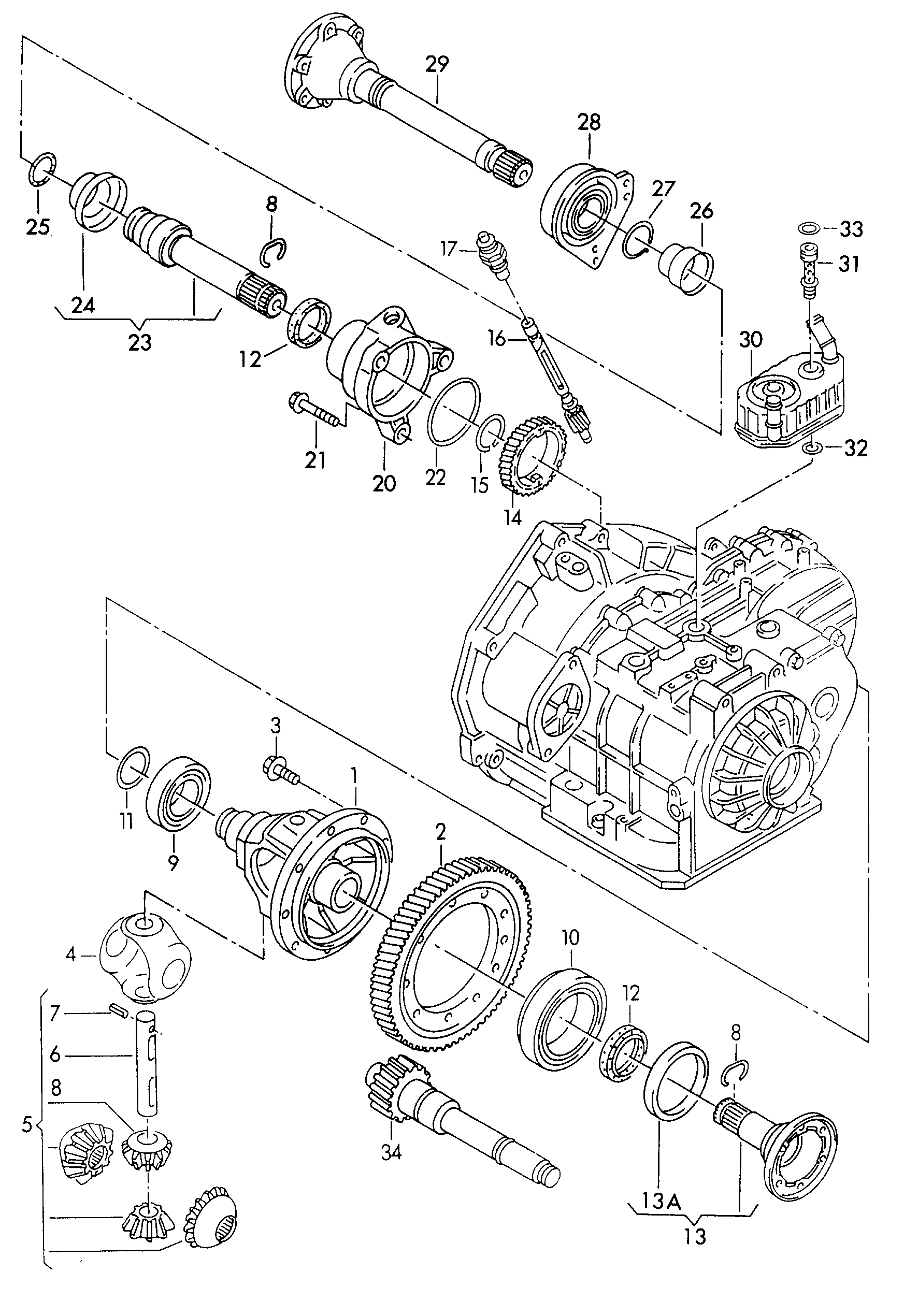 Seat 002 517 185 A - Підшипник, ступінчаста коробка передач autozip.com.ua