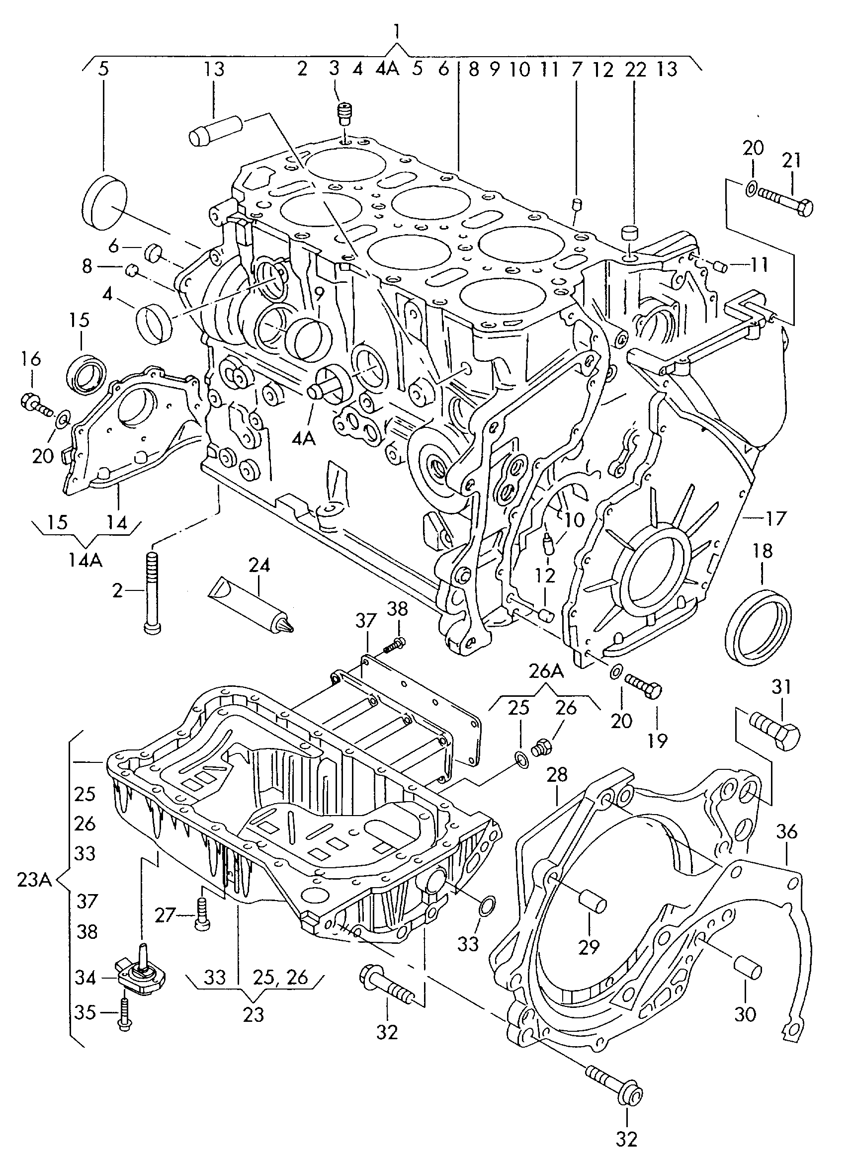 VW 022 103 151 D - Ущільнене кільце, колінчастий вал autozip.com.ua