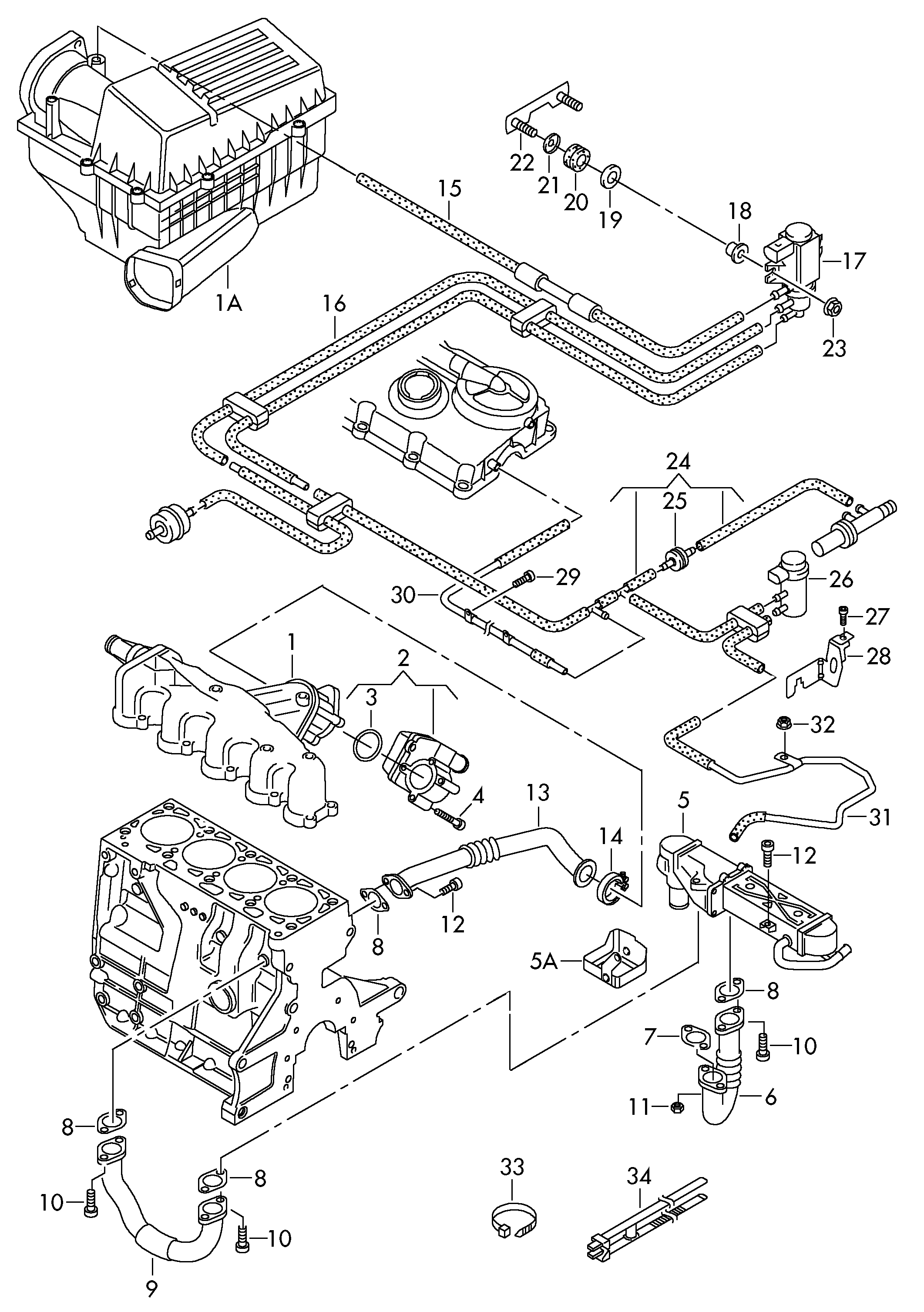 VW 03L131512BL - Клапан повернення ОГ autozip.com.ua