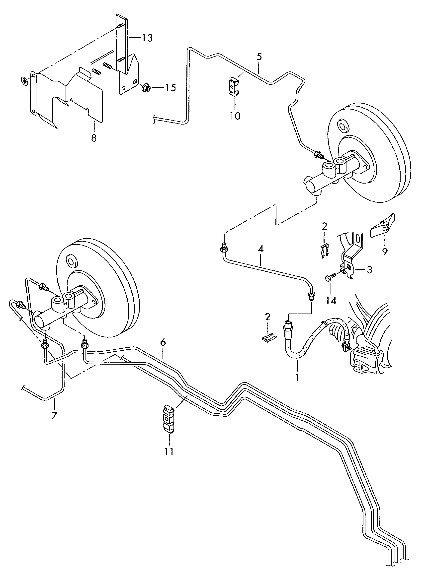 Seat 6Q0 611 701 E - Гальмівний шланг autozip.com.ua