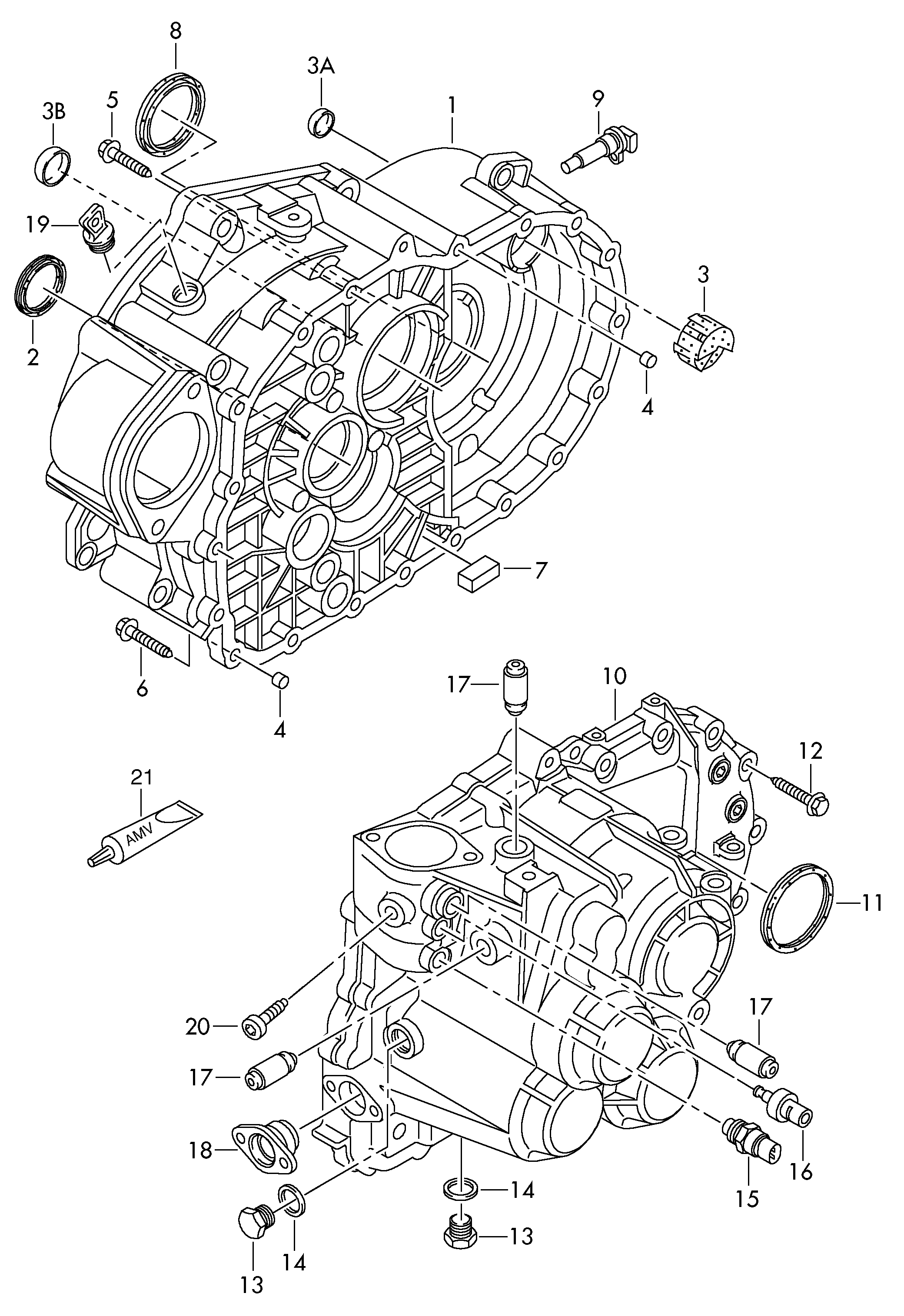 VW 02M311113A - Ущільнене кільце, диференціал autozip.com.ua