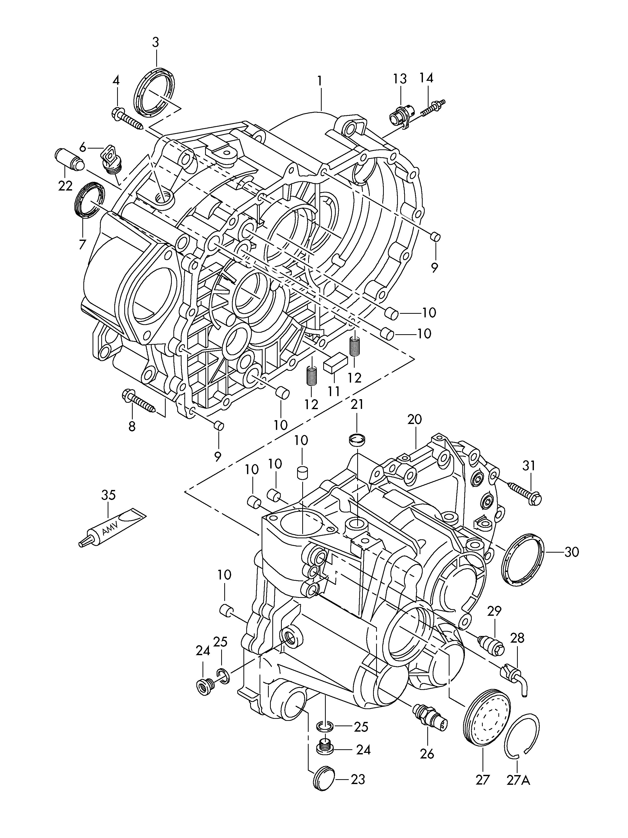 VAG 02M 301 189 G - Ущільнене кільце, диференціал autozip.com.ua