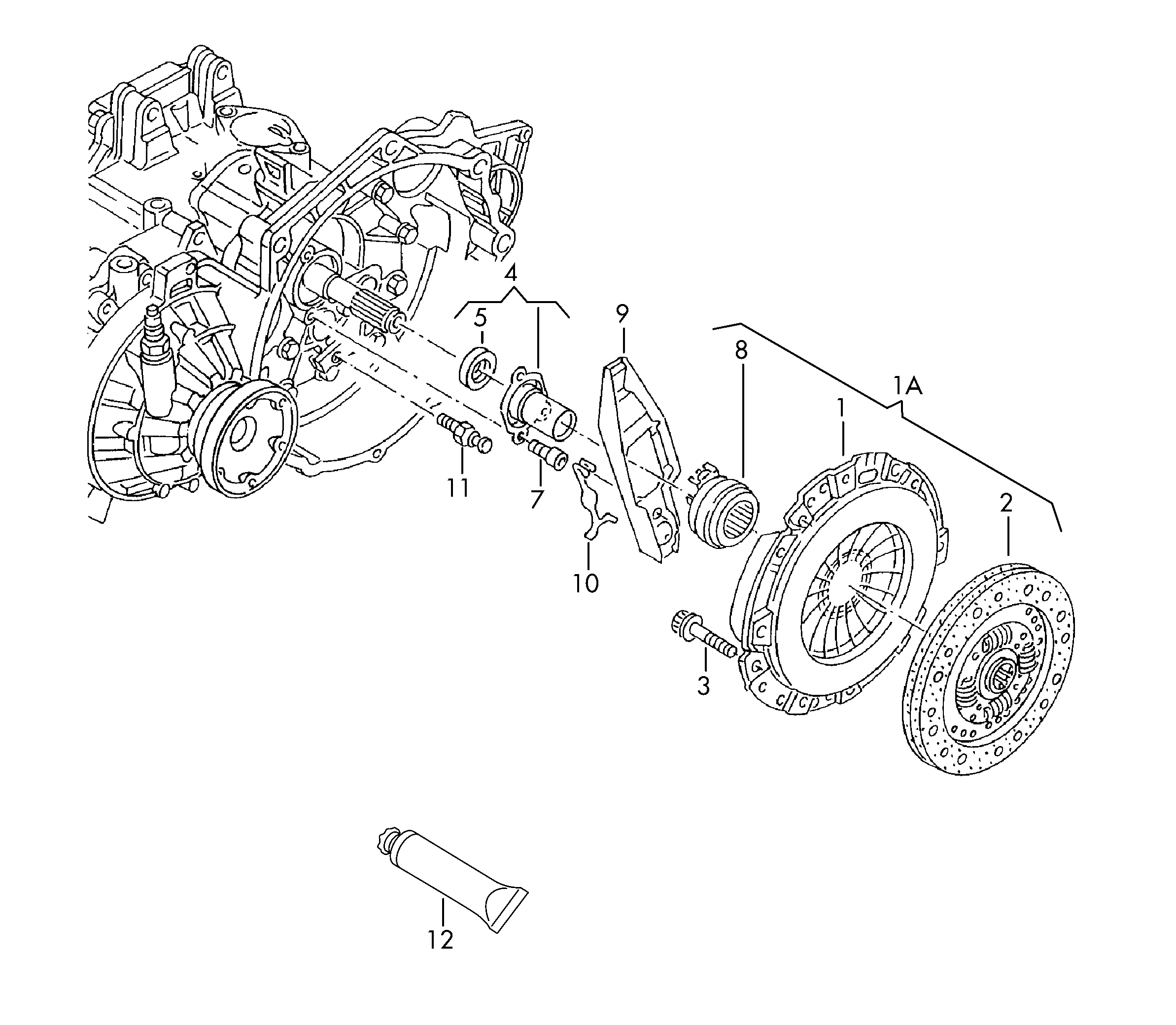 Skoda 038141032D - Комплект зчеплення autozip.com.ua