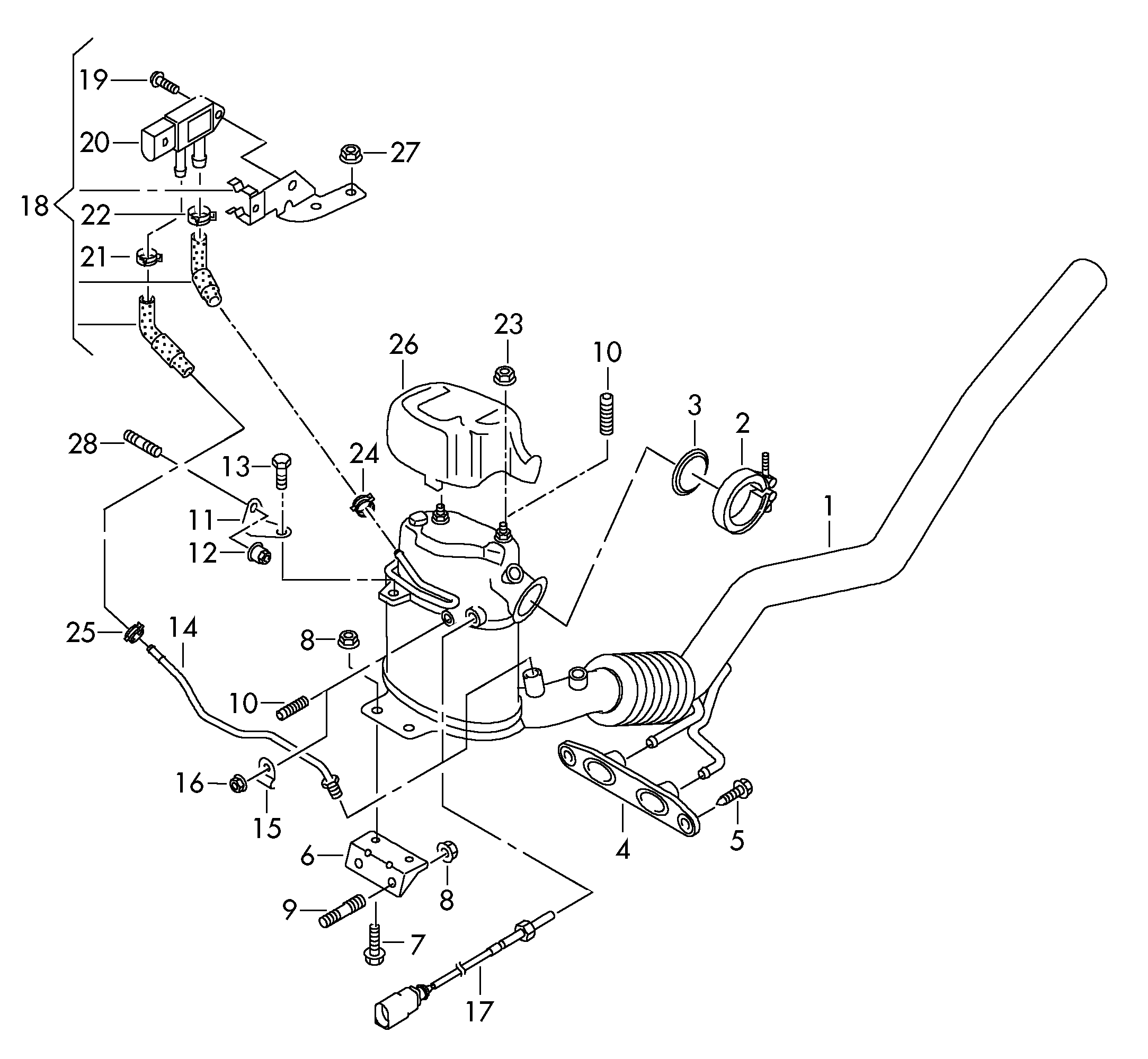 Skoda 1K0254707MX - Чистка сажі / часткового фільтра autozip.com.ua