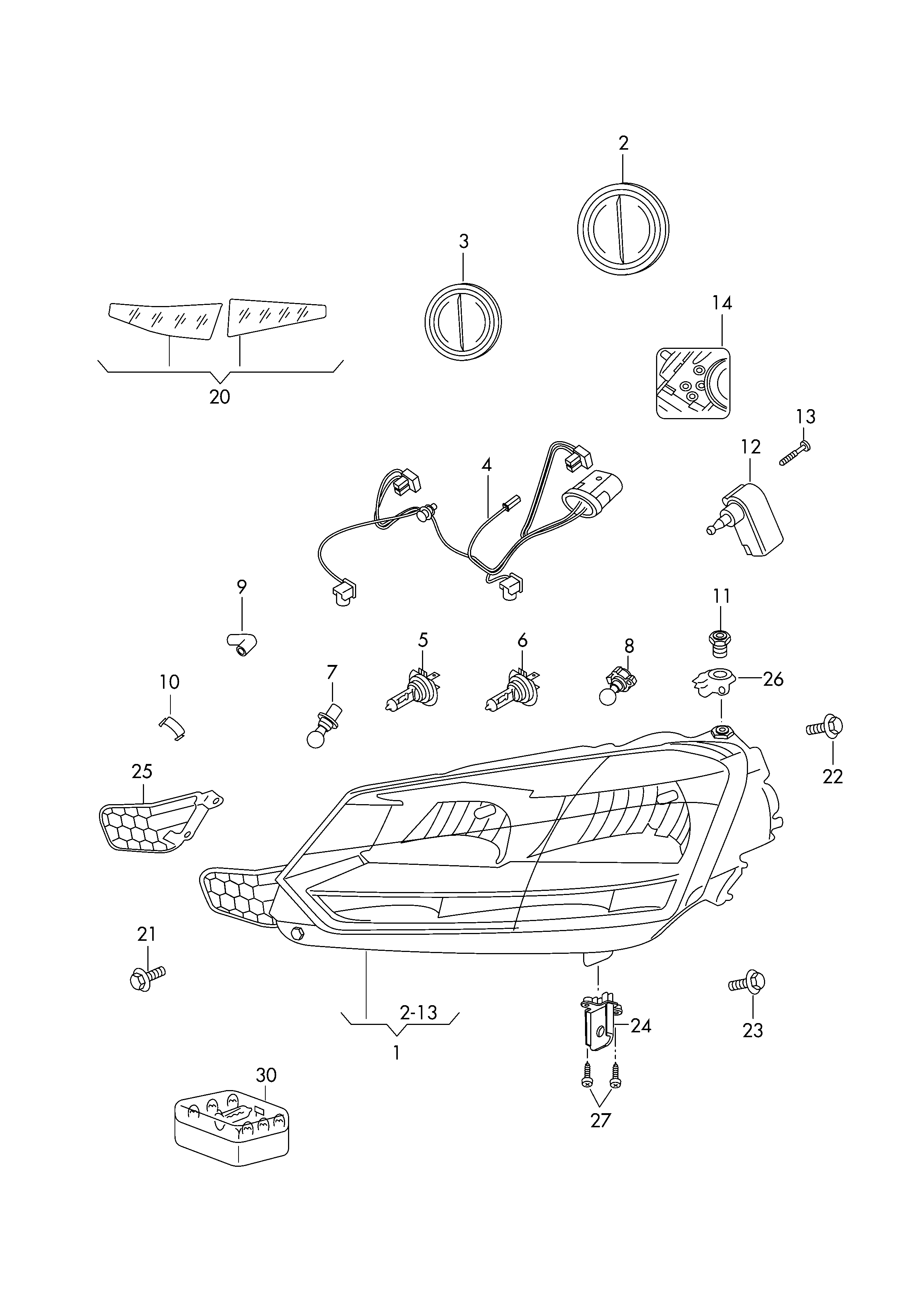 VW N  10776301 - Лампа розжарювання, стоянкові вогні / габаритні ліхтарі autozip.com.ua