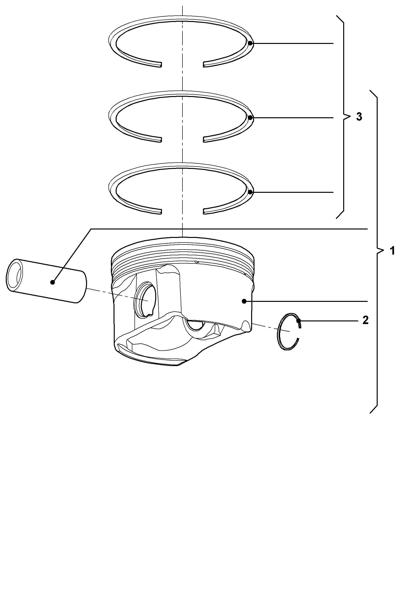 VW 036 107 065 ER - Поршень autozip.com.ua