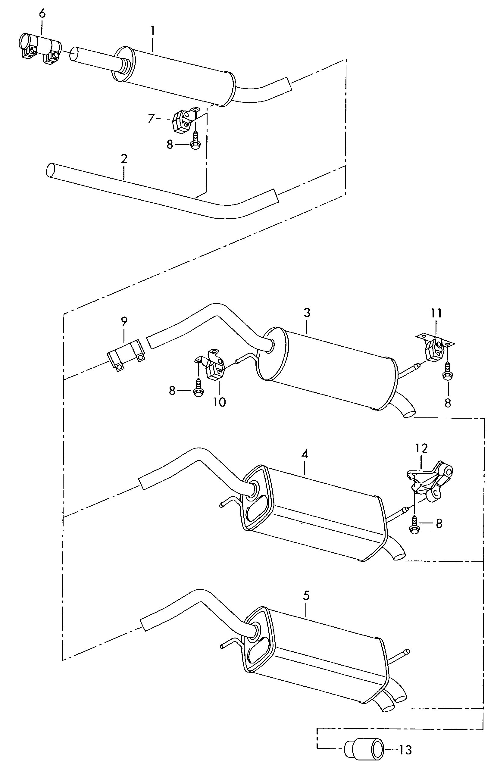 Seat 6Q7253144 - Кронштейн, втулка, система випуску autozip.com.ua