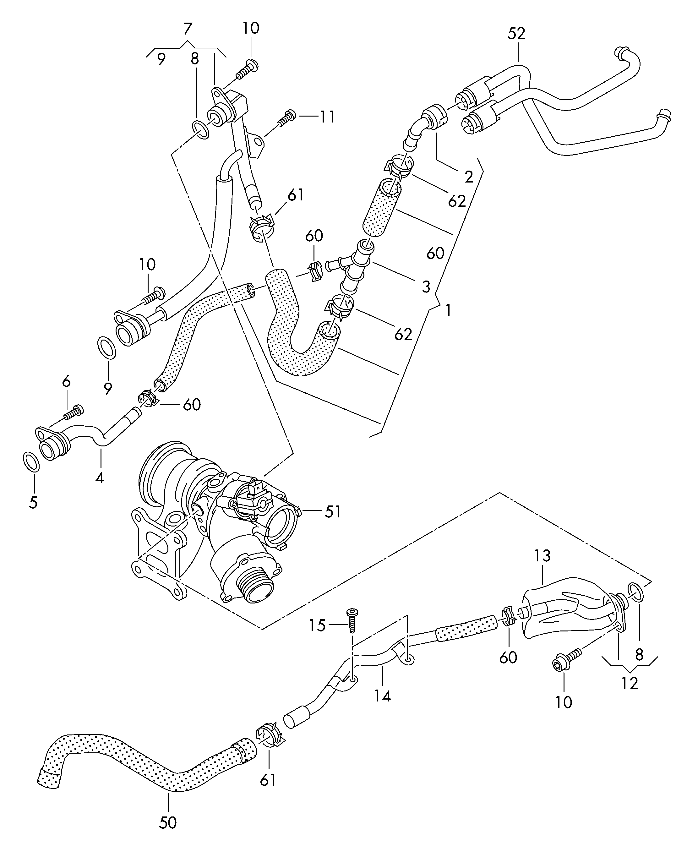 Skoda 5Q0122291H - Фланець охолоджуючої рідини autozip.com.ua