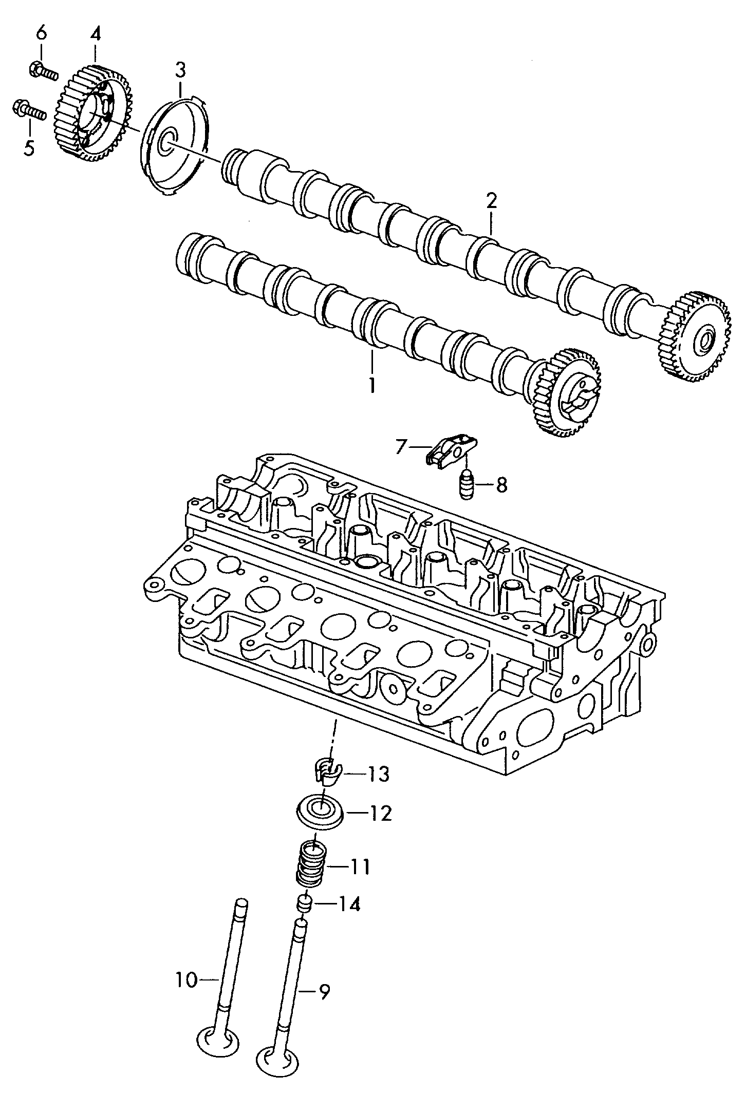 Seat 038 109 111E - Шестерня, розподільчий вал autozip.com.ua