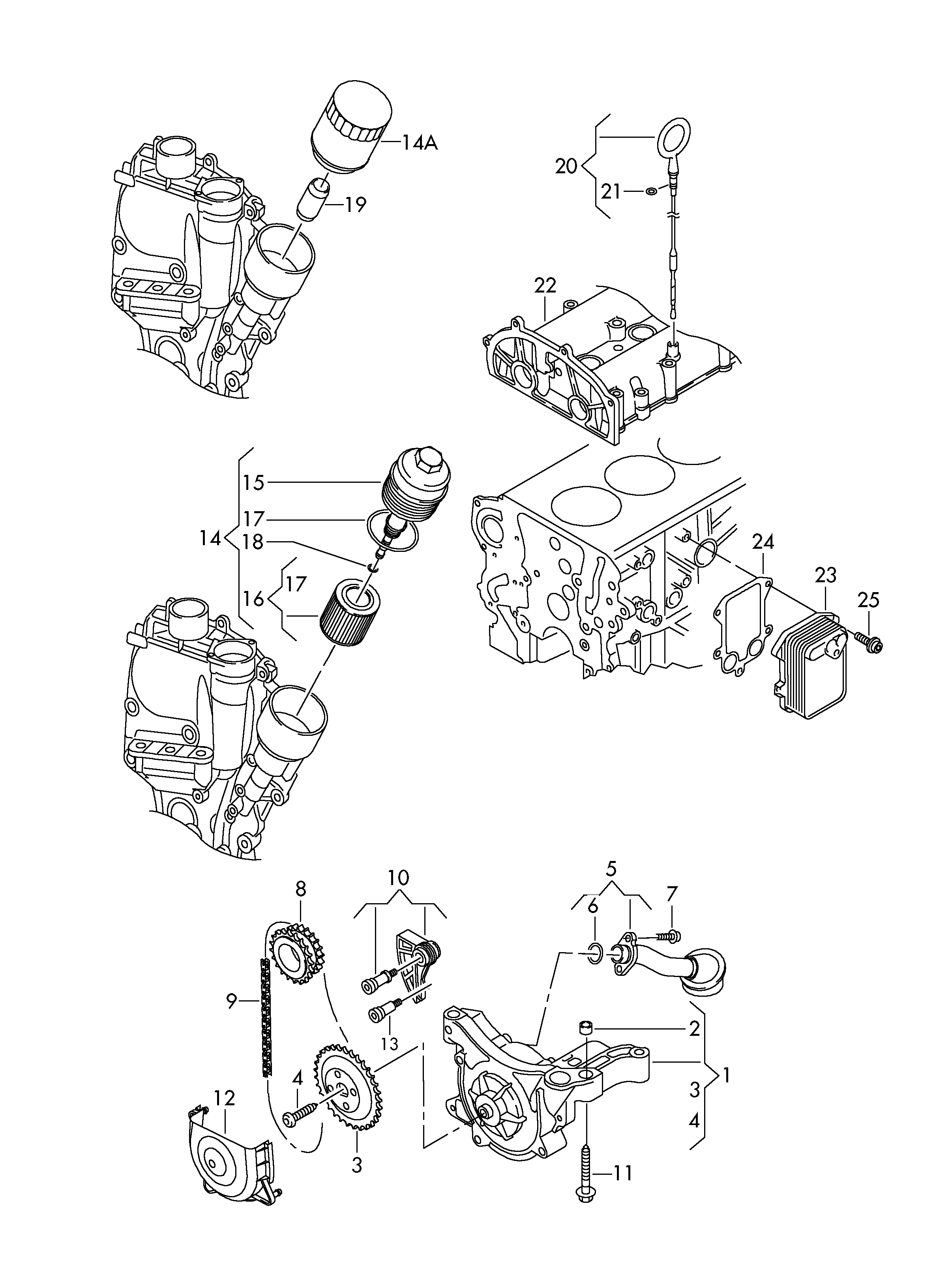 VAG 03C 115 433 B - Кришка, корпус масляного фільтра autozip.com.ua