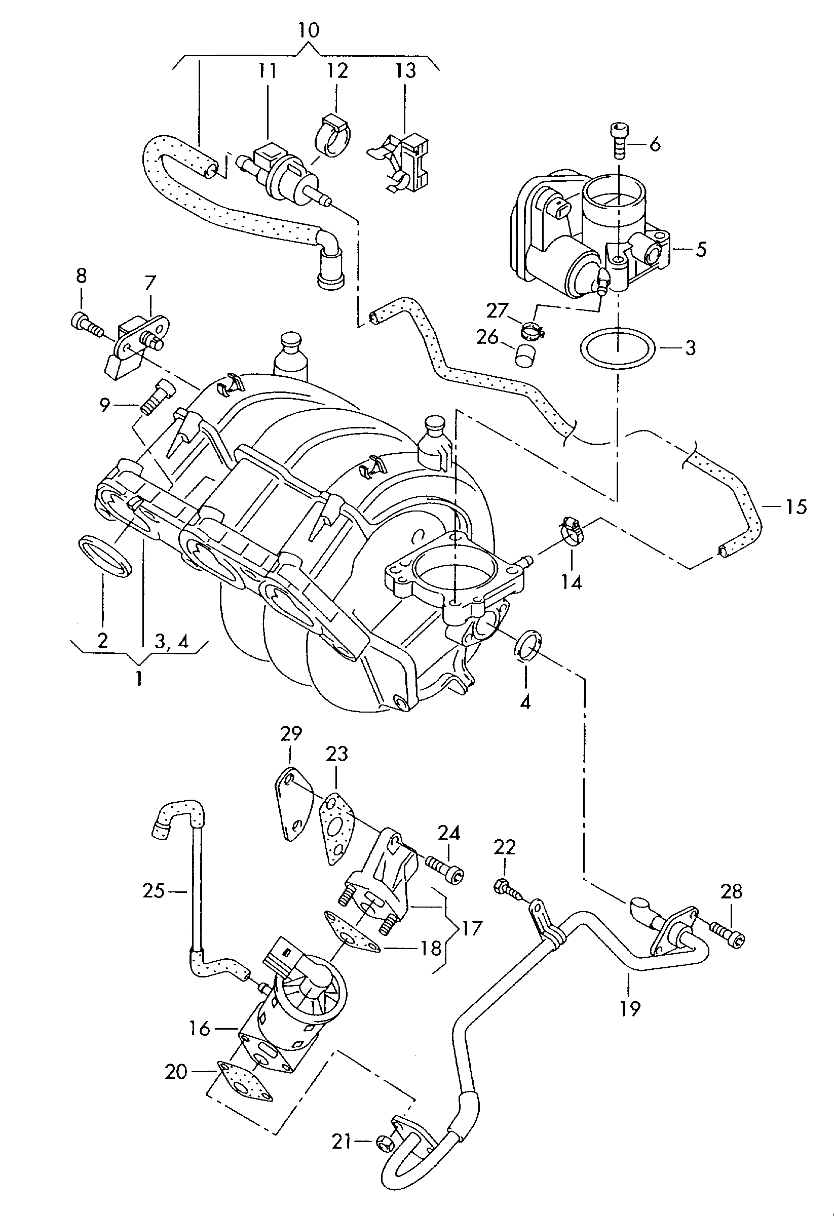 VAG 03D131503D* - Клапан повернення ОГ autozip.com.ua