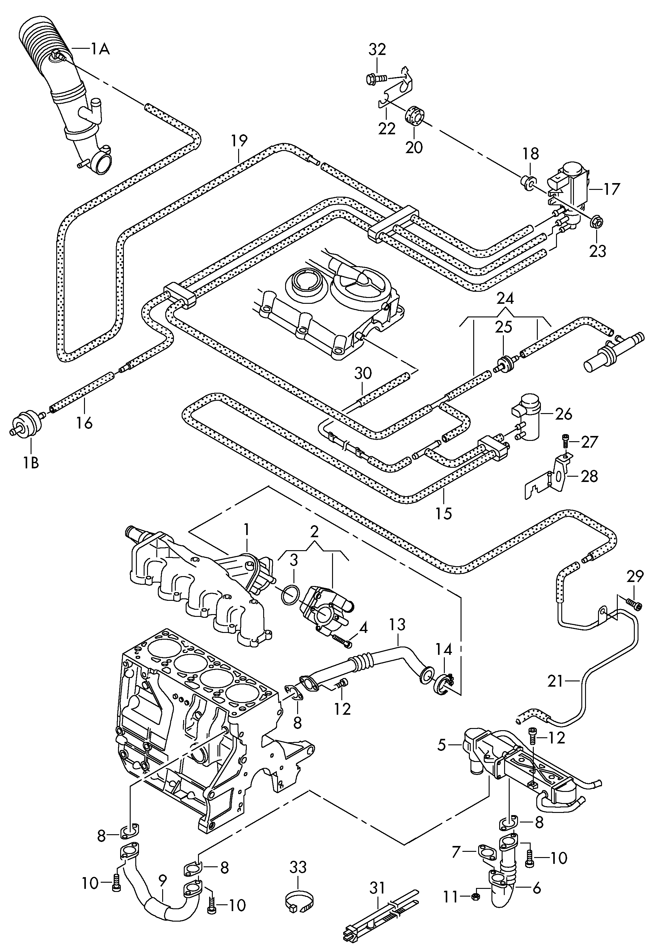 Seat 03L131531A - Heat insulation autozip.com.ua