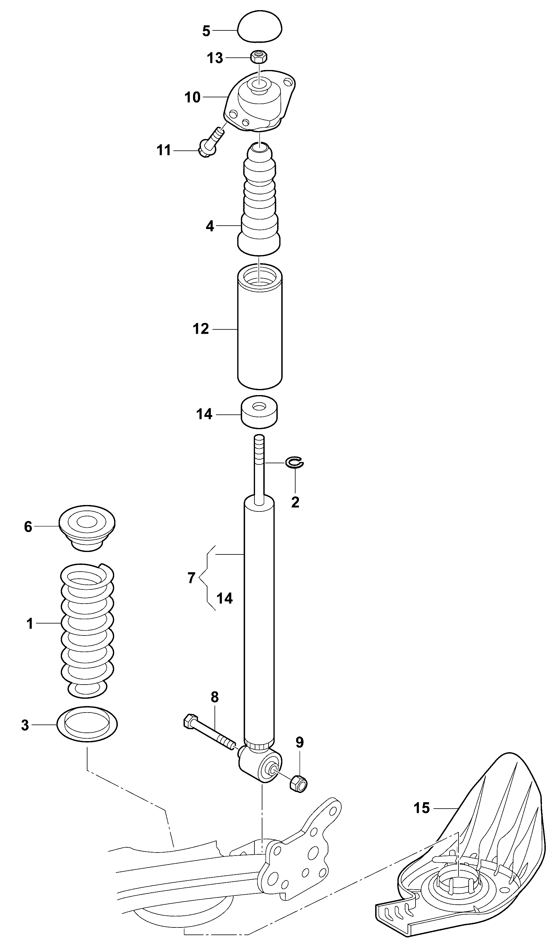 VAG 6Q0 512 131 C - Відбійник, буфер амортизатора autozip.com.ua