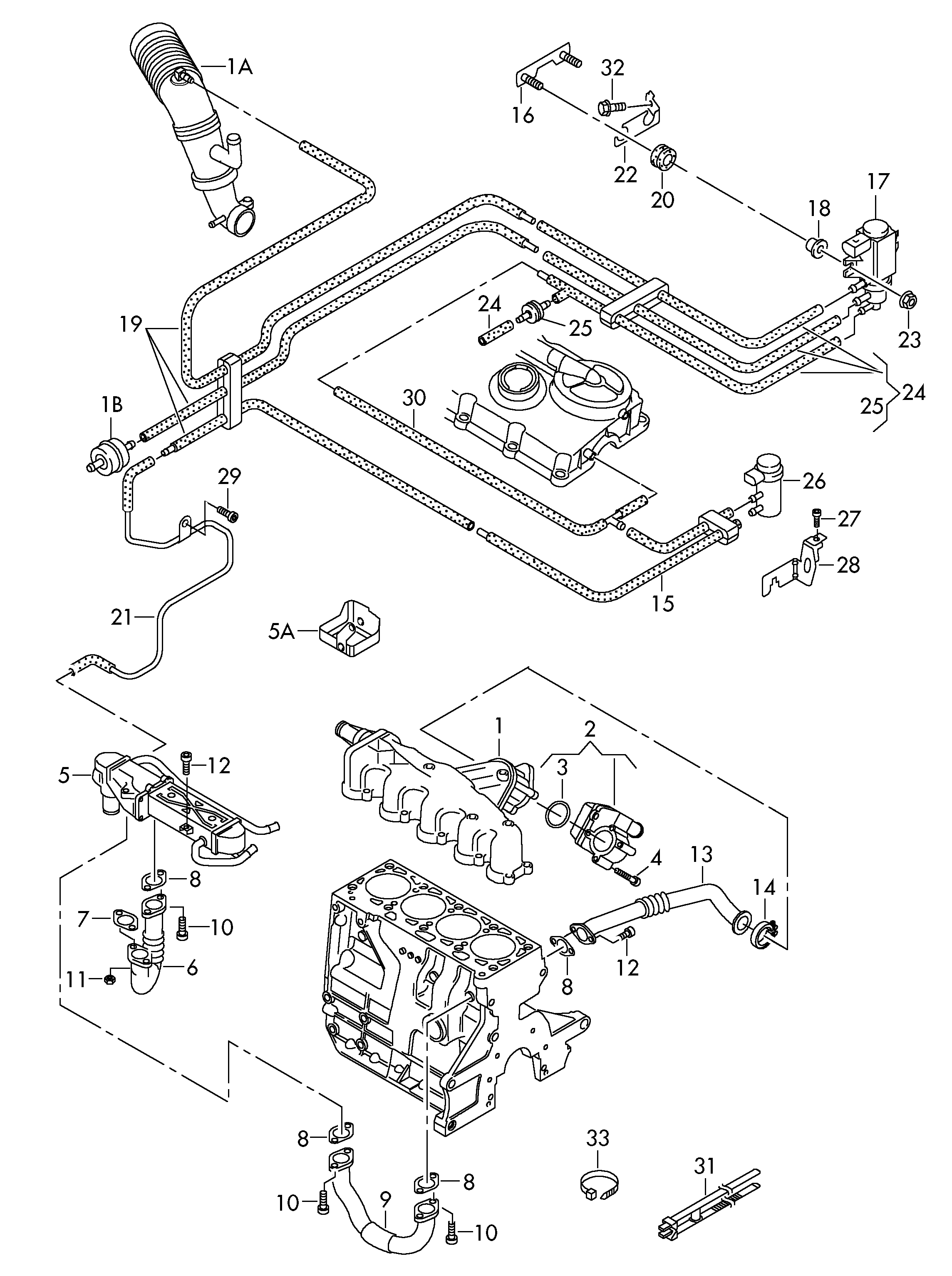 VW 03P131512D - Клапан повернення ОГ autozip.com.ua