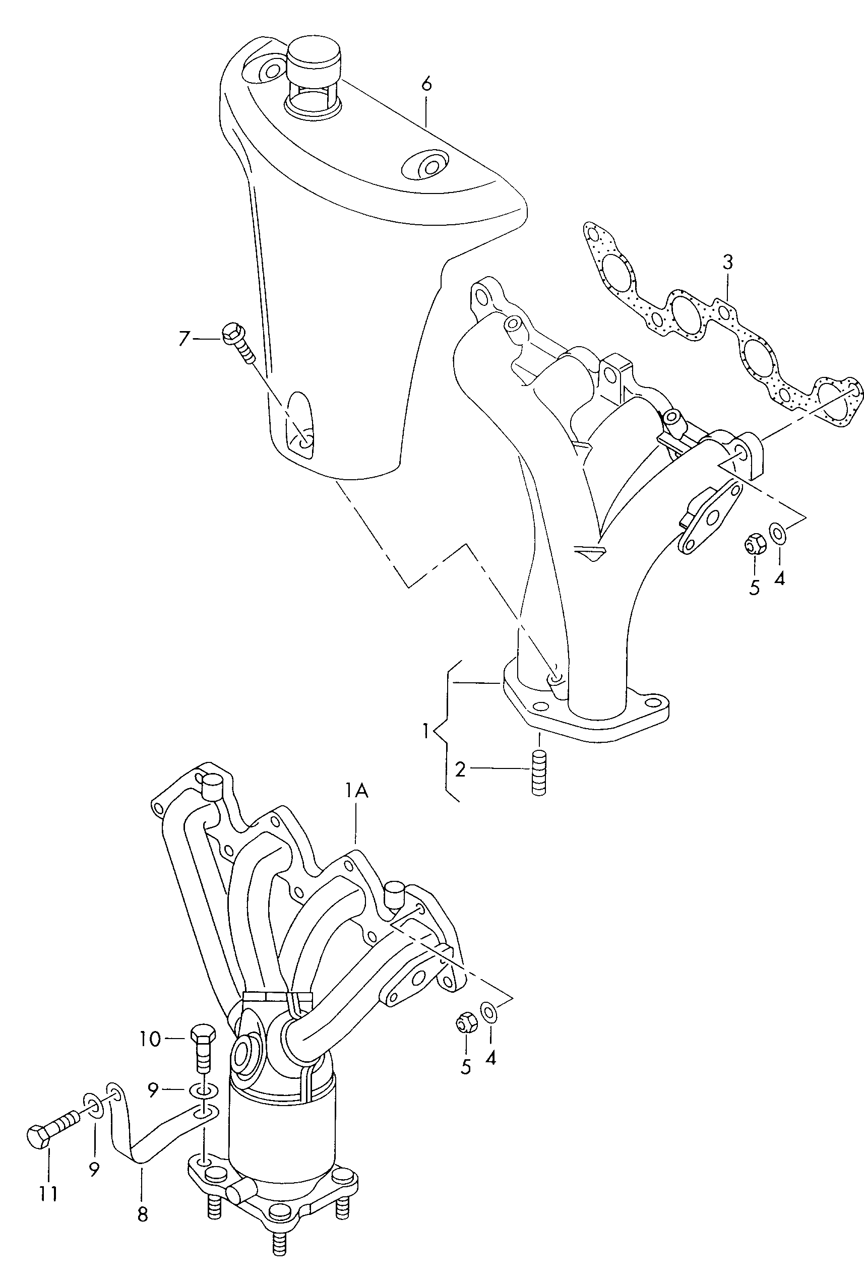 Seat 036253052DX - Каталізатор autozip.com.ua