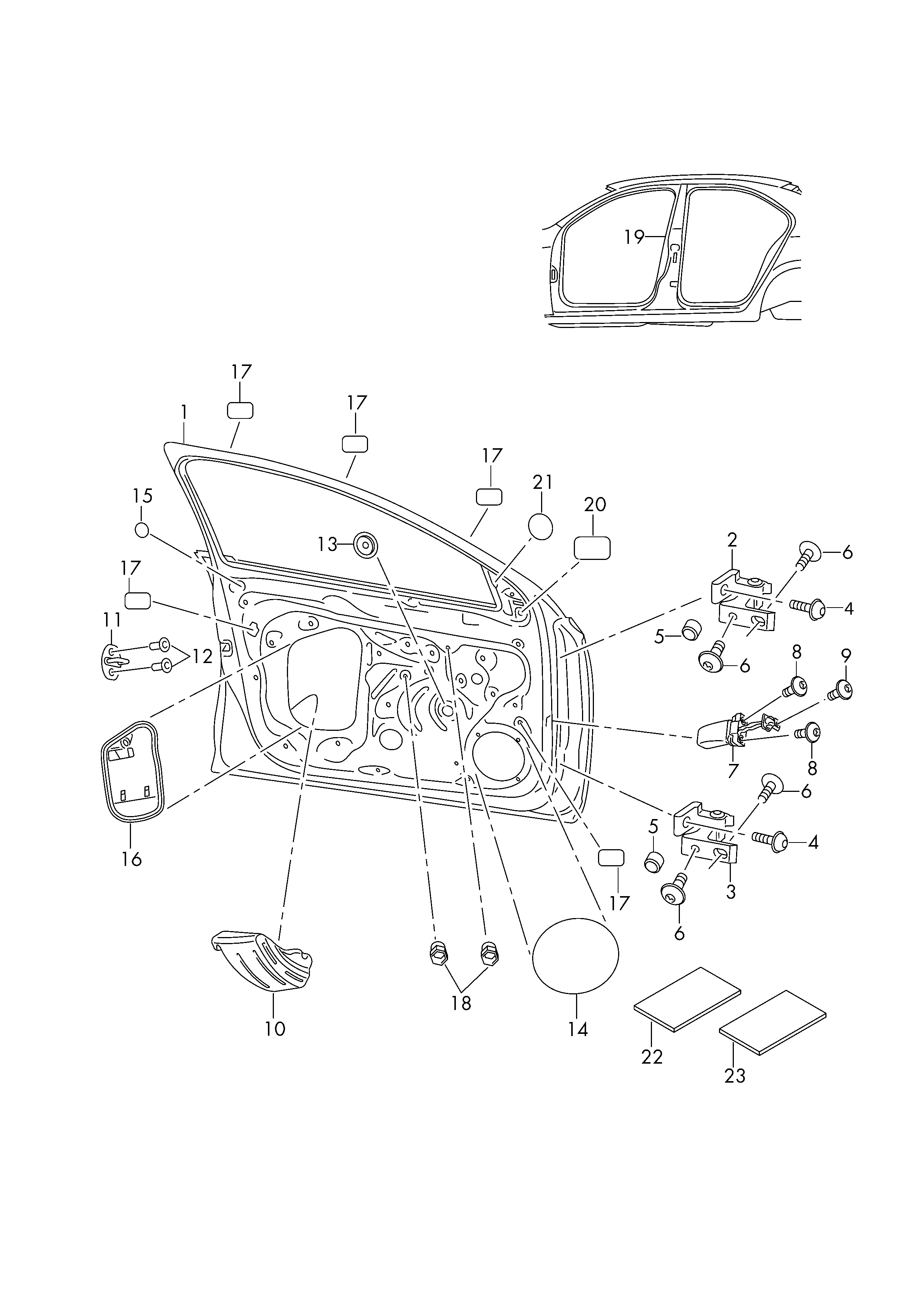 Skoda 5JA837249D - Фіксатор дверей autozip.com.ua