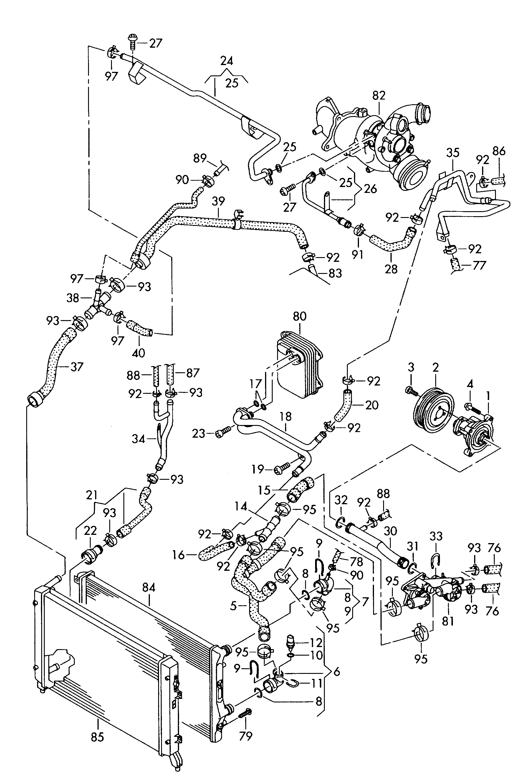 VAG 03C 121 008B - Водяний насос autozip.com.ua