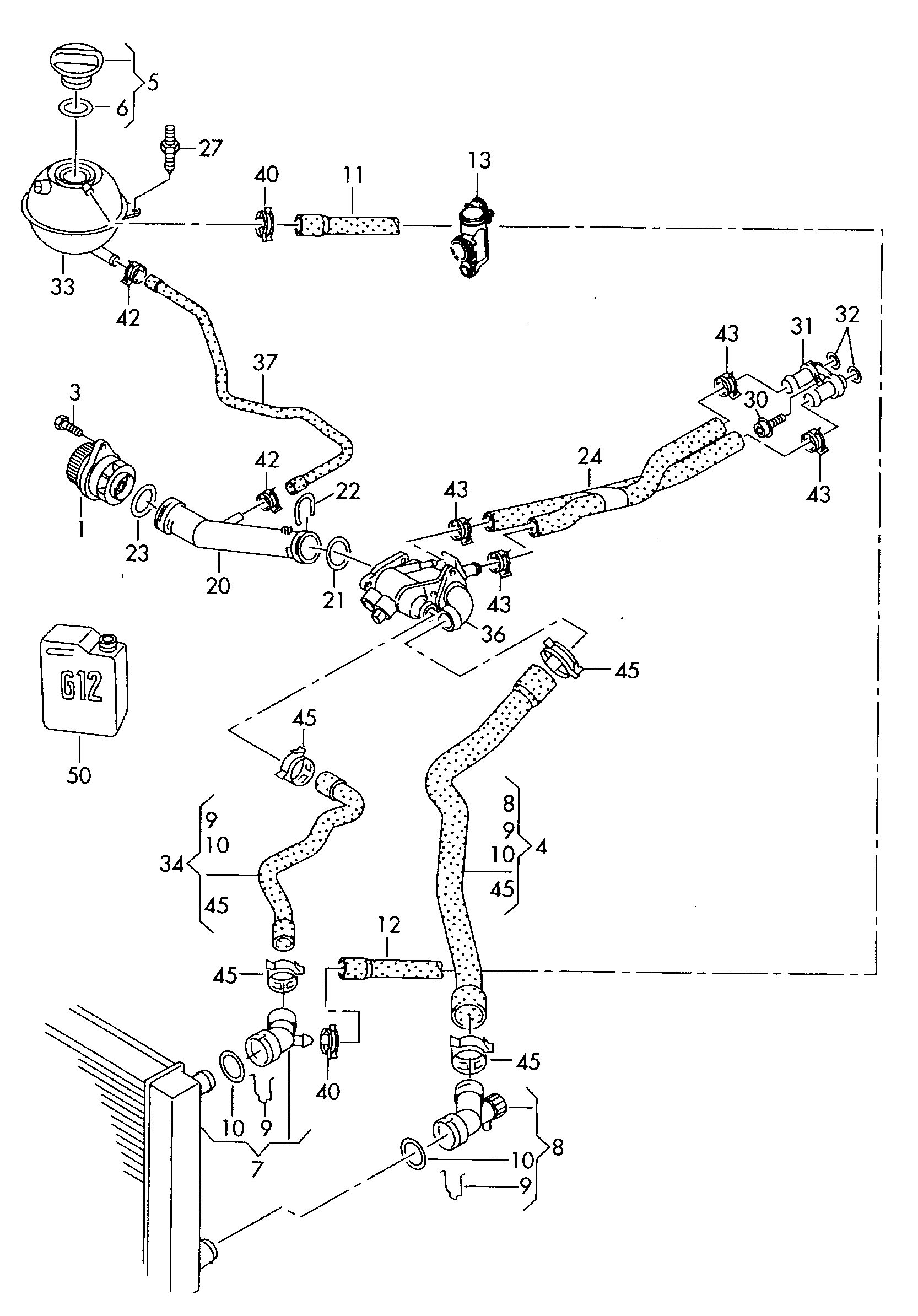 Seat 03C 121 005 S - Водяний насос autozip.com.ua