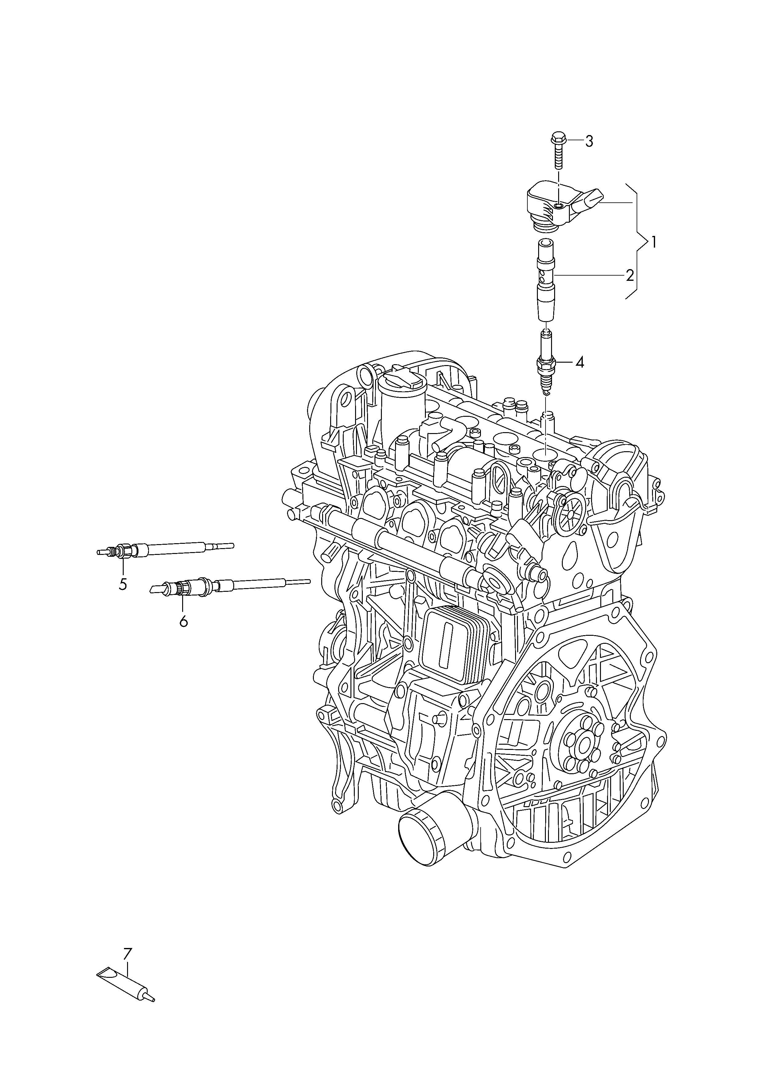 Seat 04C 905 616 A - Свічка запалювання autozip.com.ua