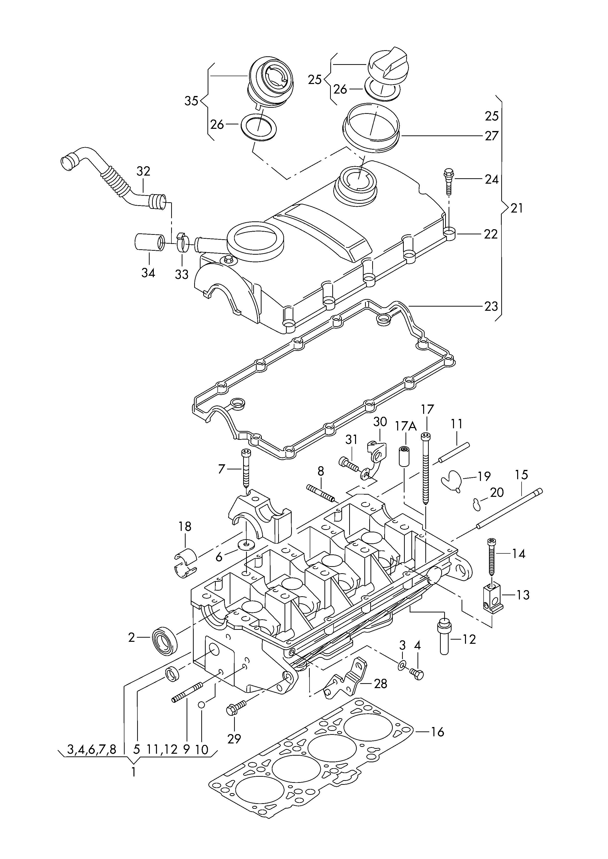 Skoda 038 198 293 - Прокладка, вакуумний насос autozip.com.ua