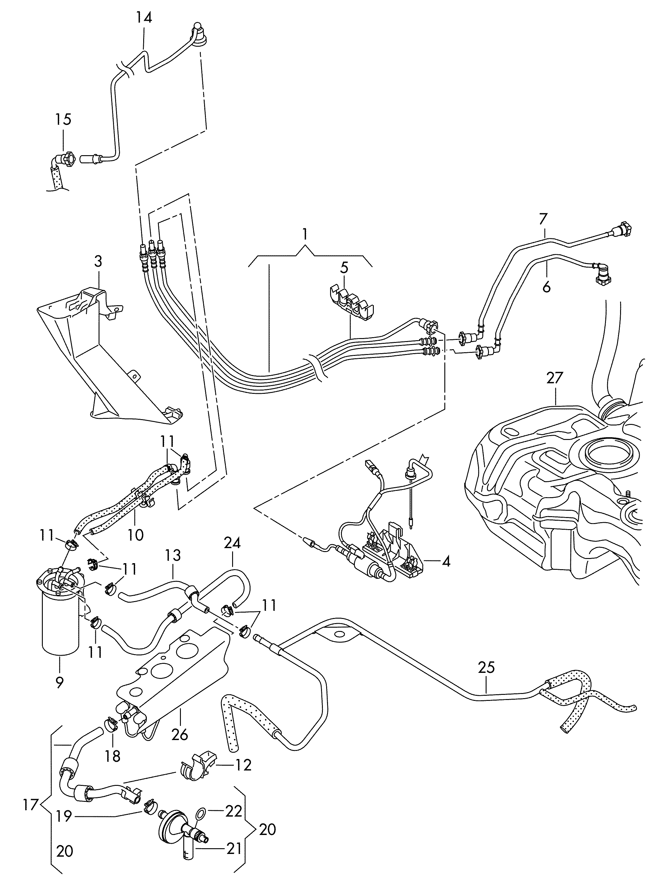 Seat 03L 919 824 C - Датчик, температура палива autozip.com.ua