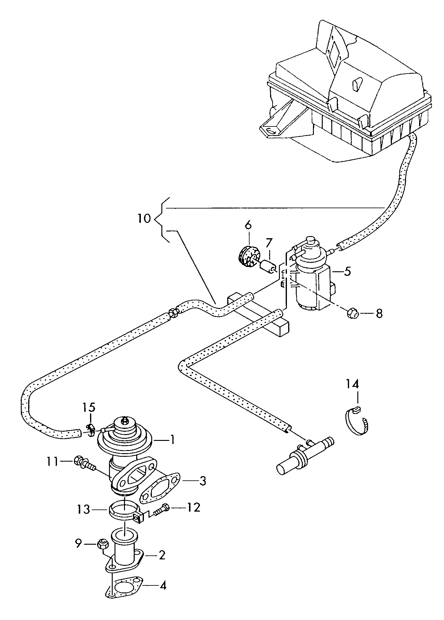 Seat 038 131 501 BB - Клапан повернення ОГ autozip.com.ua