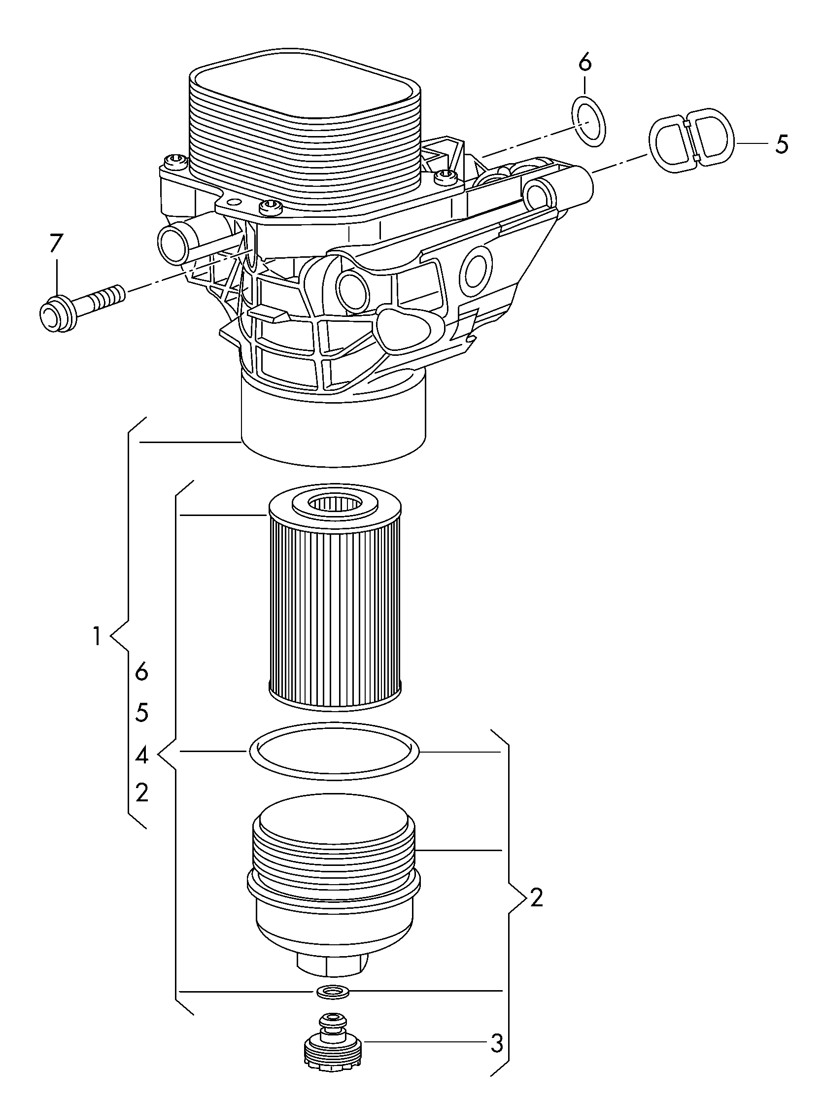 VW 03N 115 389 B - Масляний радіатор, рухове масло autozip.com.ua