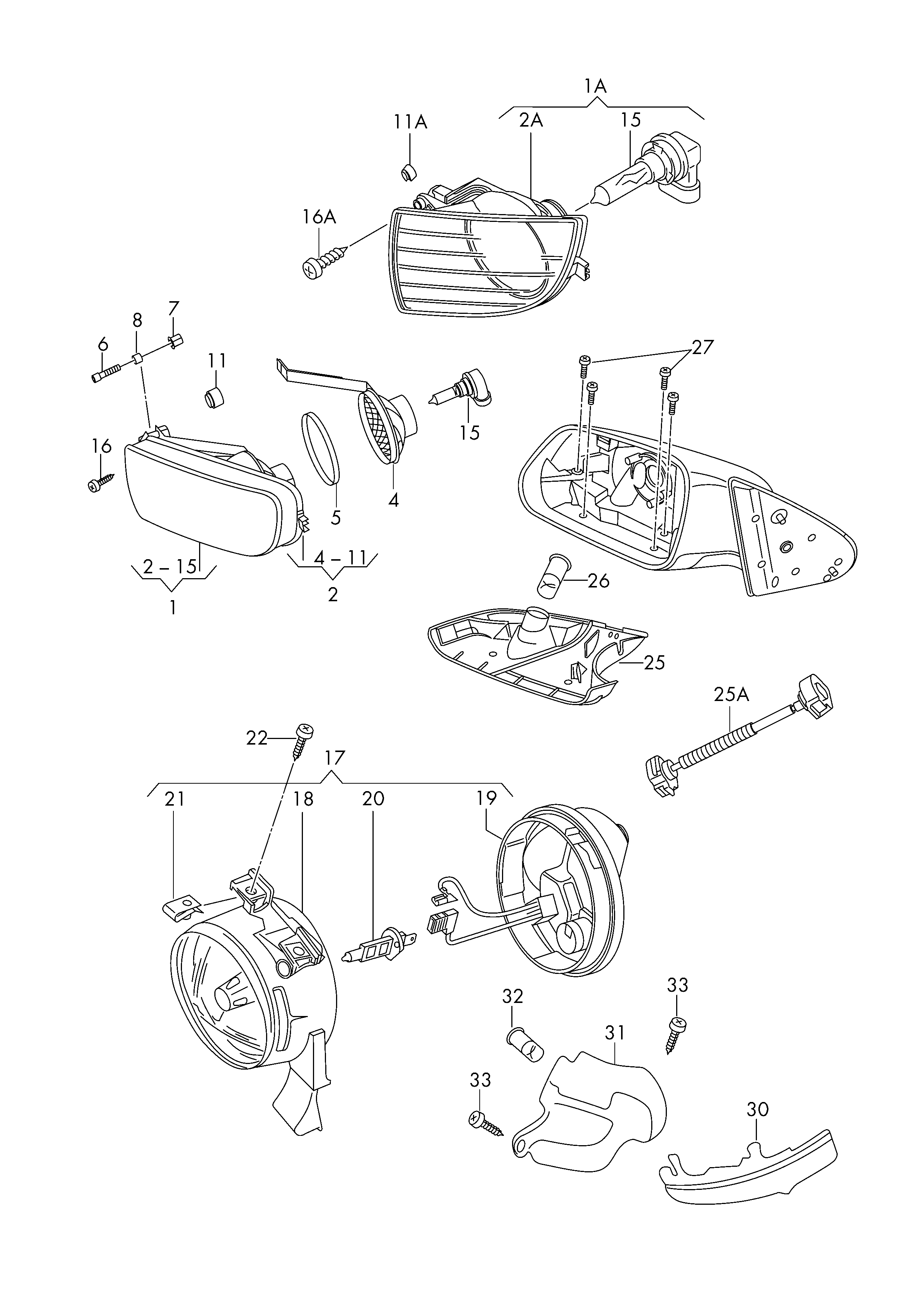 VAG 1Z0949101D - Зовнішнє дзеркало autozip.com.ua